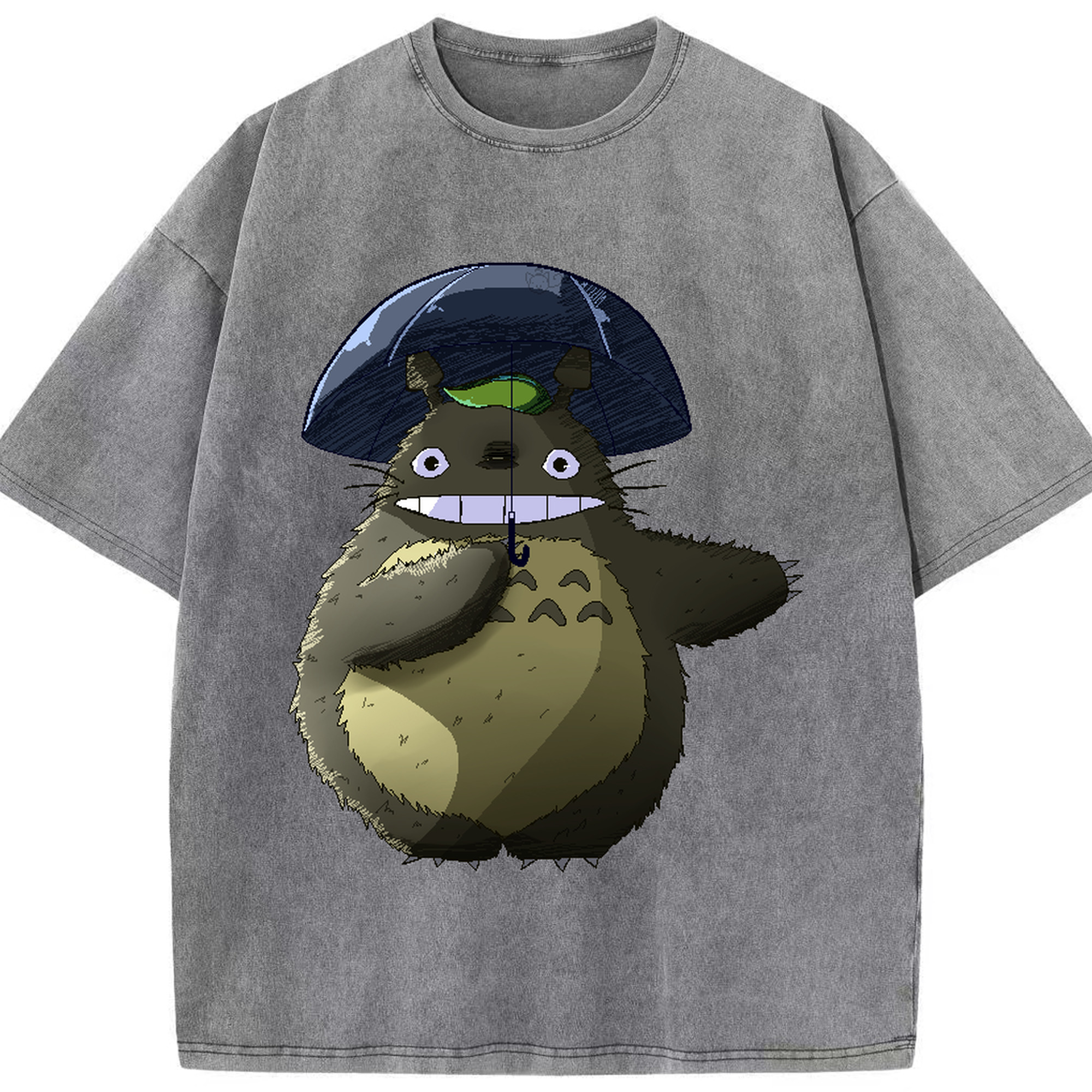 （画像用） となりのトトロ 草壁メイ 草壁サツキ My Neighbor Totoro Satsuki Kusakabe Mei Kusakabe 綿100% ヴィンテージ風 半袖Tシャツ（フロントプリント）