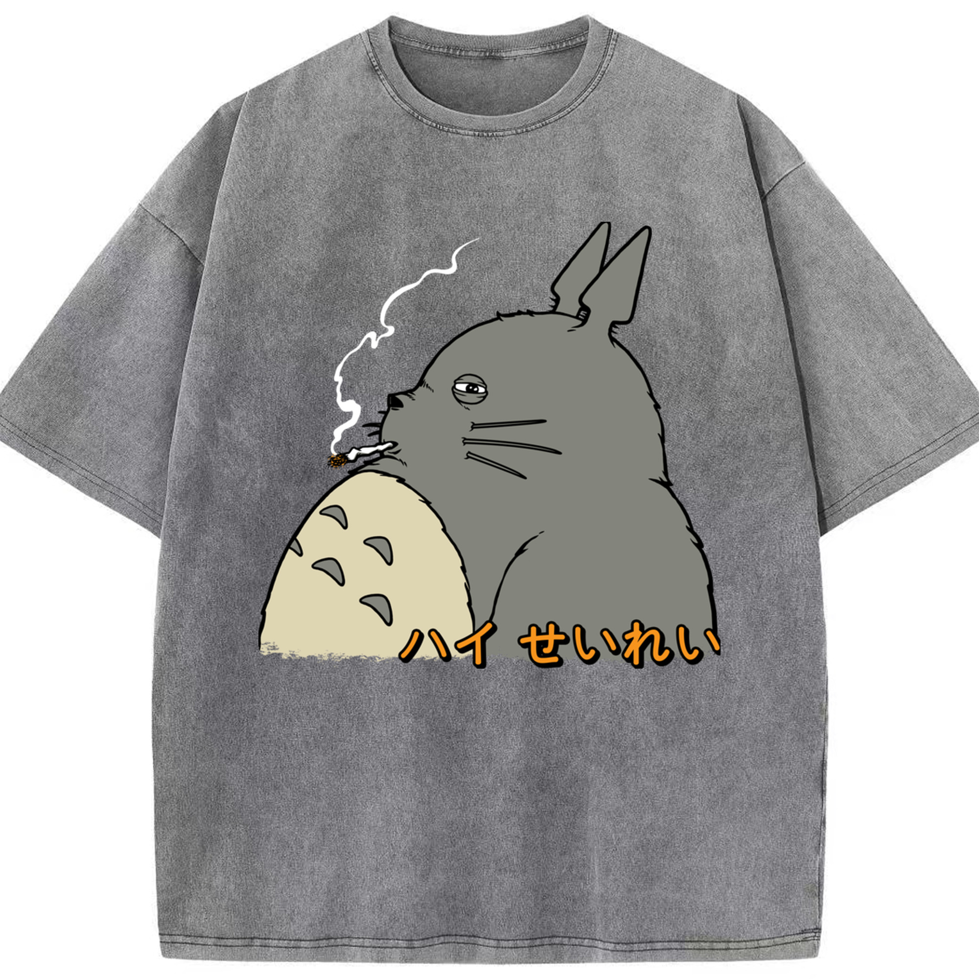 （画像用） となりのトトロ 草壁メイ 草壁サツキ My Neighbor Totoro Satsuki Kusakabe Mei Kusakabe 綿100% ヴィンテージ風 半袖Tシャツ（フロントプリント）