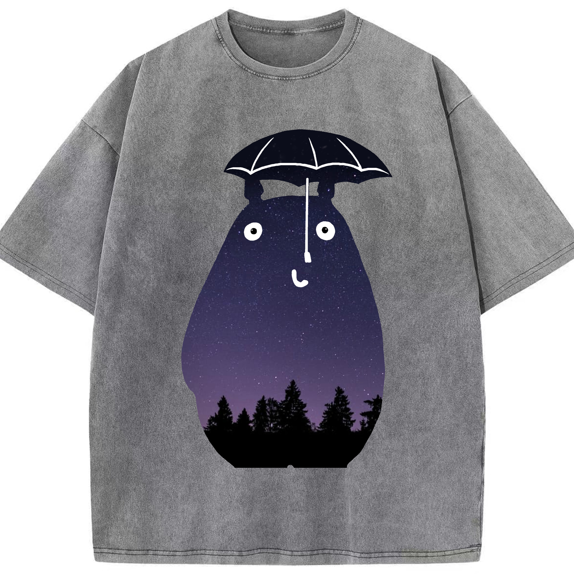 （画像用） となりのトトロ 草壁メイ 草壁サツキ My Neighbor Totoro Satsuki Kusakabe Mei Kusakabe 綿100% ヴィンテージ風 半袖Tシャツ（フロントプリント）