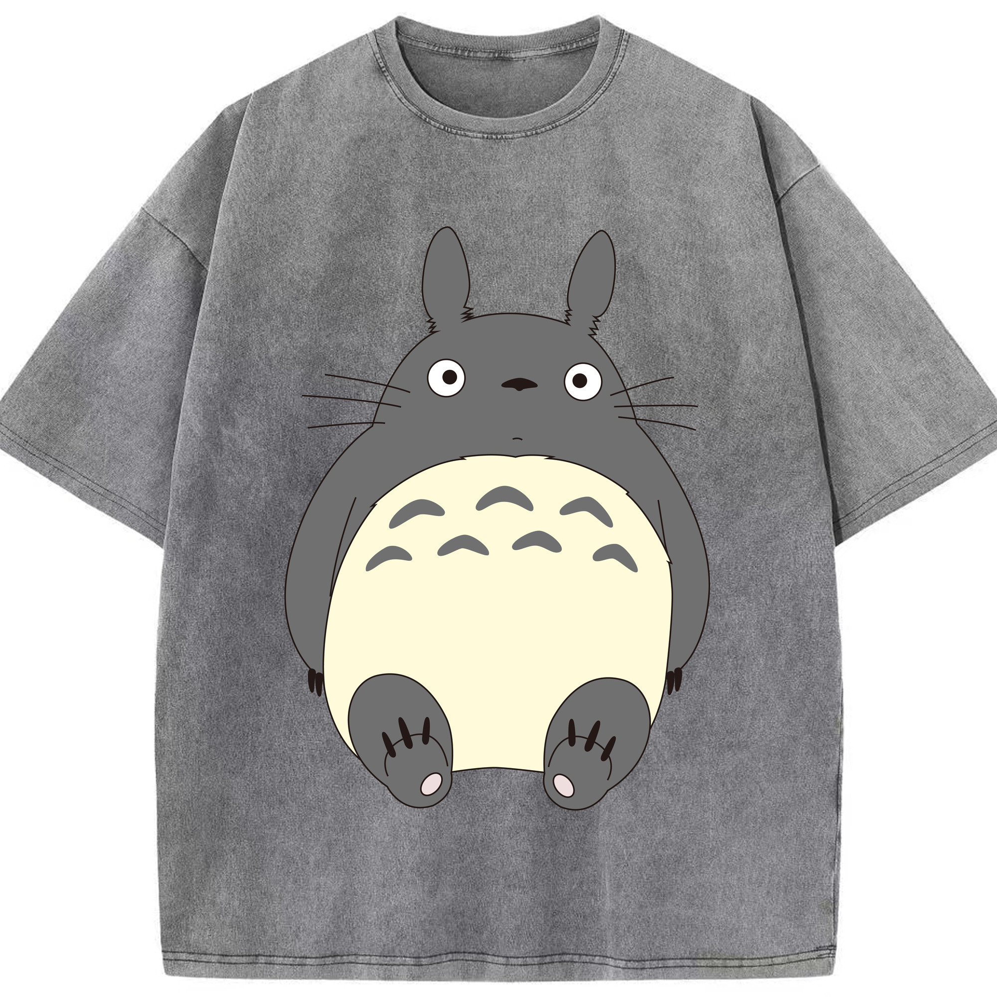 （画像用） となりのトトロ 草壁メイ 草壁サツキ My Neighbor Totoro Satsuki Kusakabe Mei Kusakabe 綿100% ヴィンテージ風 半袖Tシャツ（フロントプリント）