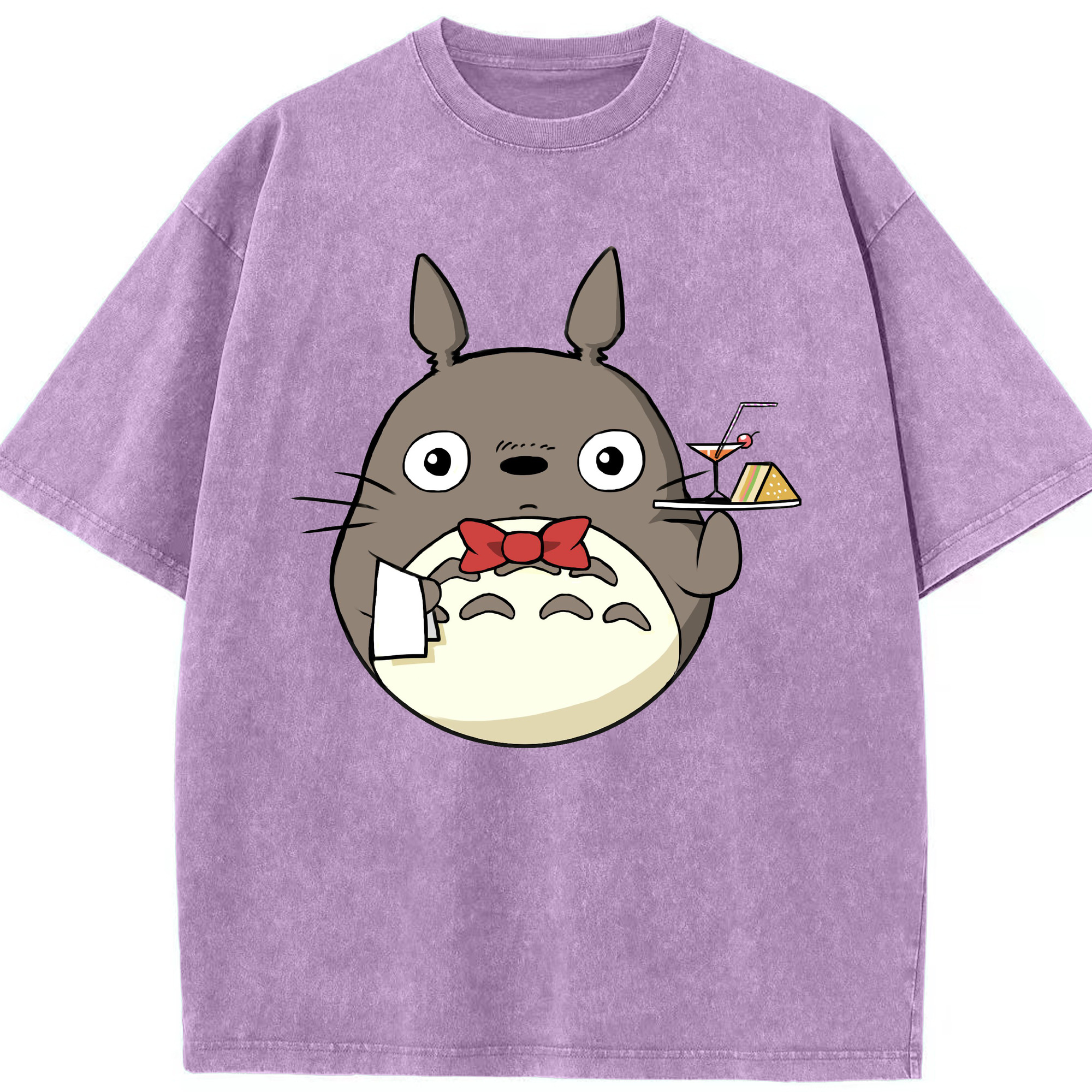（画像用） となりのトトロ 草壁メイ 草壁サツキ My Neighbor Totoro Satsuki Kusakabe Mei Kusakabe 綿100% ヴィンテージ風 半袖Tシャツ（フロントプリント）