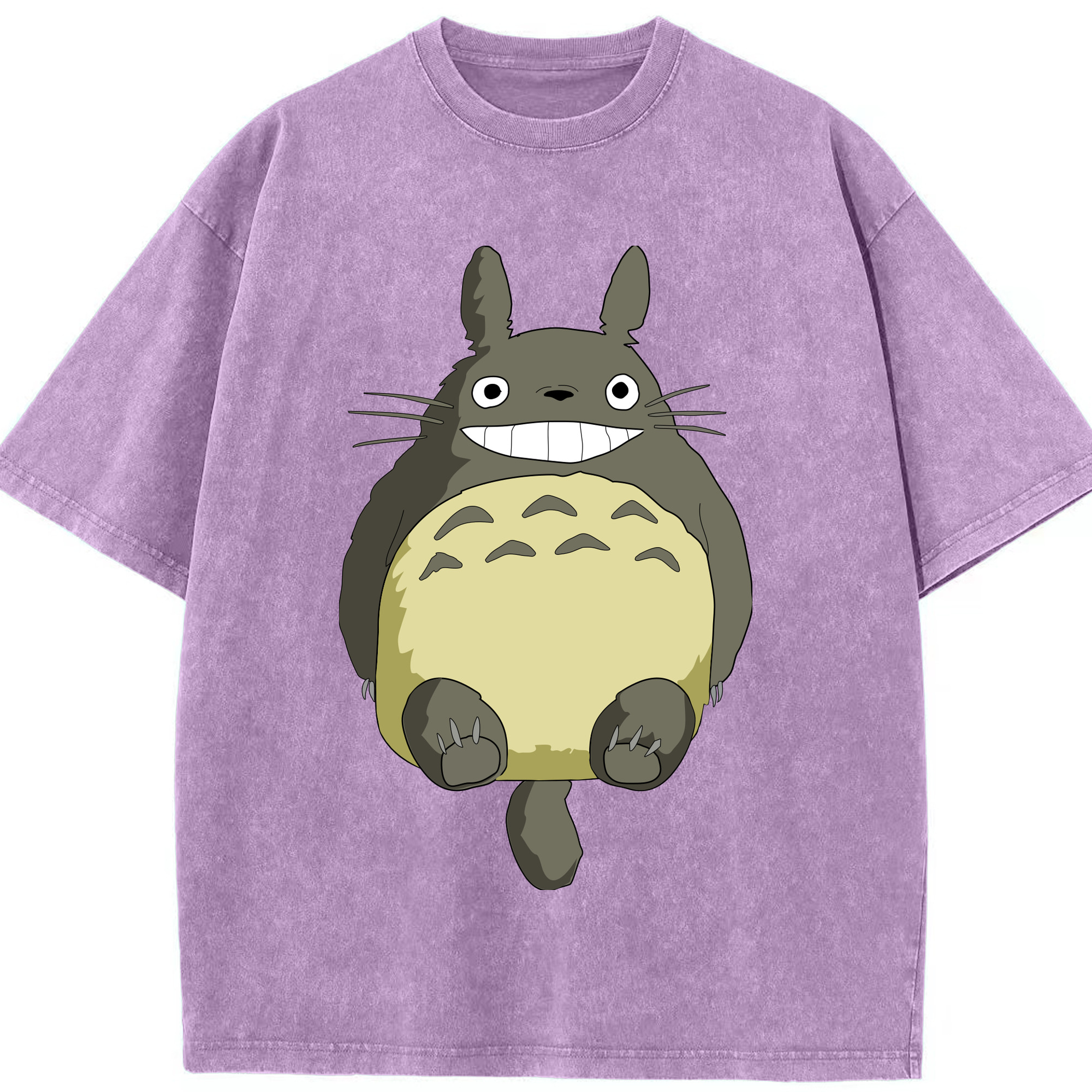（画像用） となりのトトロ 草壁メイ 草壁サツキ My Neighbor Totoro Satsuki Kusakabe Mei Kusakabe 綿100% ヴィンテージ風 半袖Tシャツ（フロントプリント）