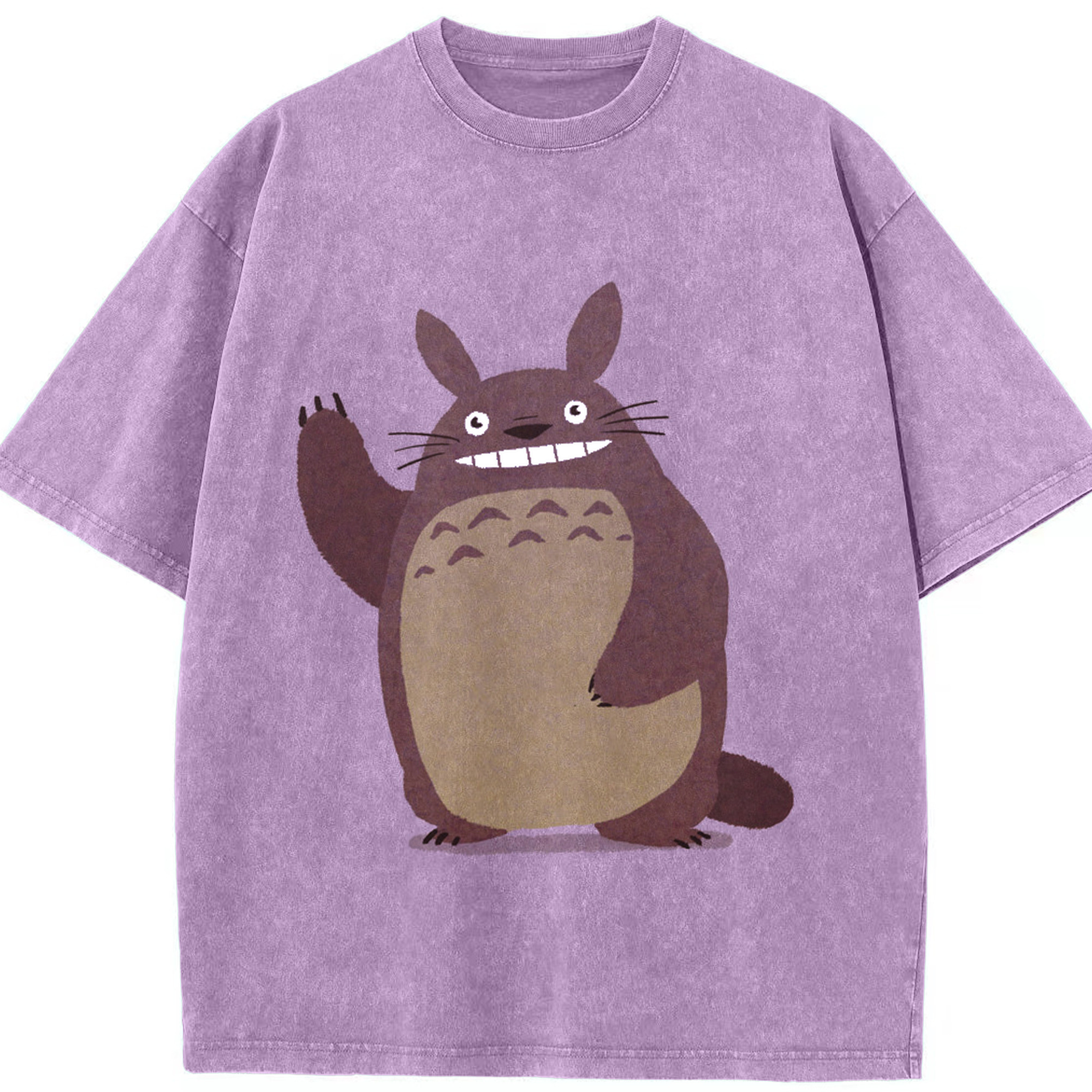 （画像用） となりのトトロ 草壁メイ 草壁サツキ My Neighbor Totoro Satsuki Kusakabe Mei Kusakabe 綿100% ヴィンテージ風 半袖Tシャツ（フロントプリント）
