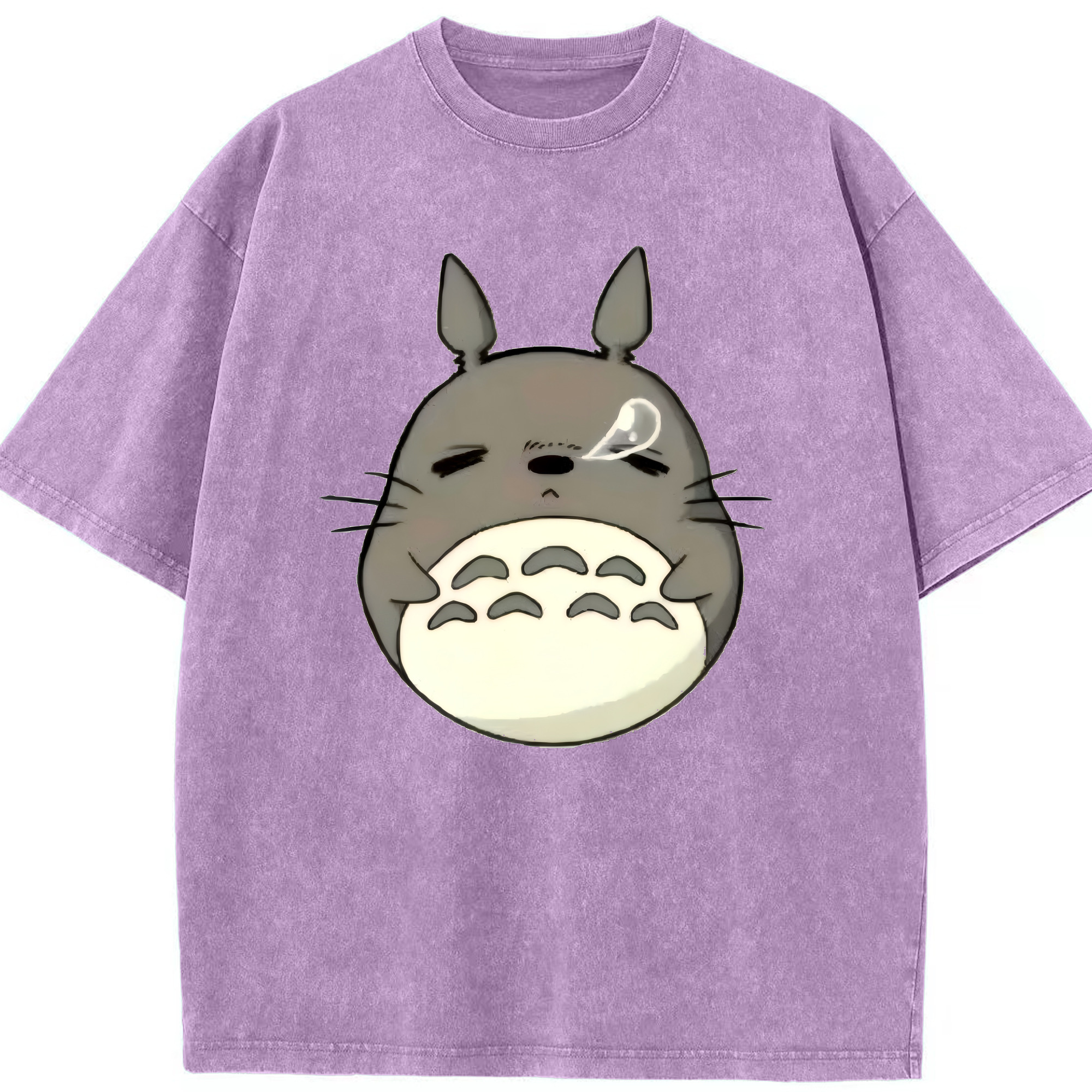 （画像用） となりのトトロ 草壁メイ 草壁サツキ My Neighbor Totoro Satsuki Kusakabe Mei Kusakabe 綿100% ヴィンテージ風 半袖Tシャツ（フロントプリント）