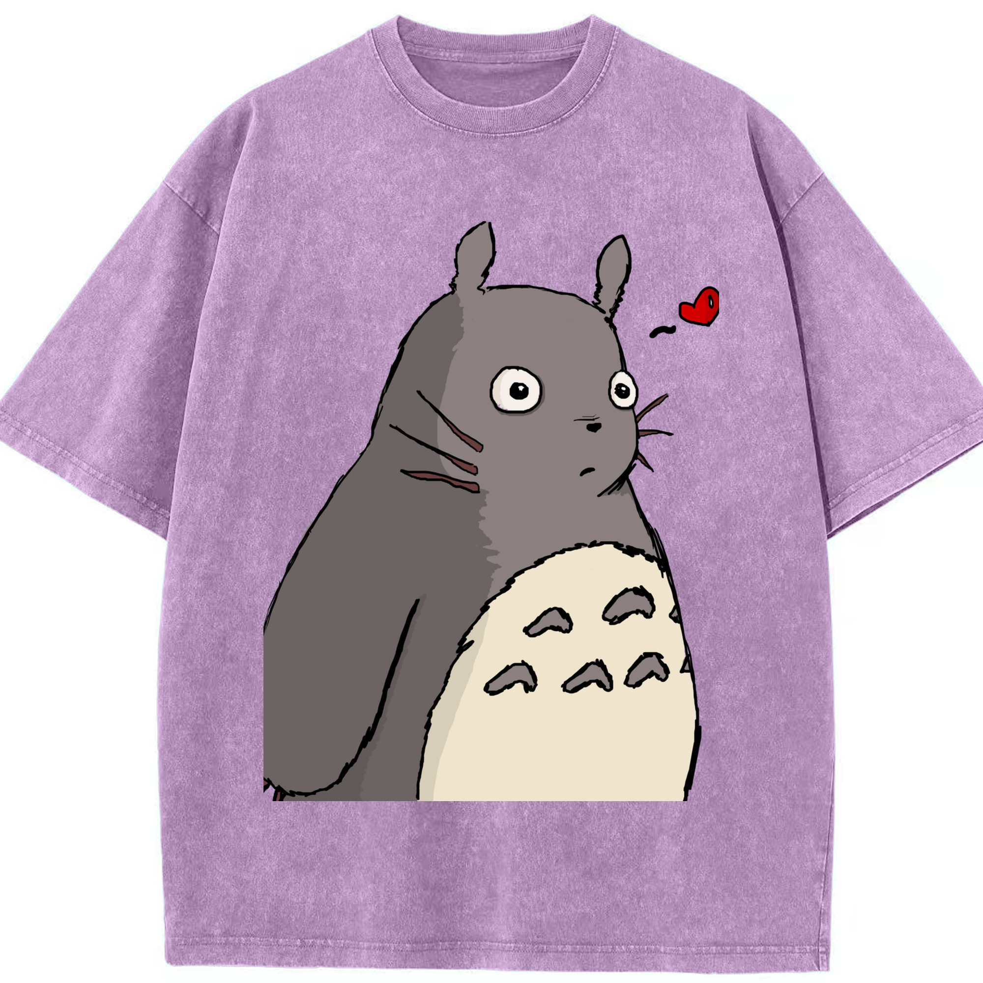 （画像用） となりのトトロ 草壁メイ 草壁サツキ My Neighbor Totoro Satsuki Kusakabe Mei Kusakabe 綿100% ヴィンテージ風 半袖Tシャツ（フロントプリント）