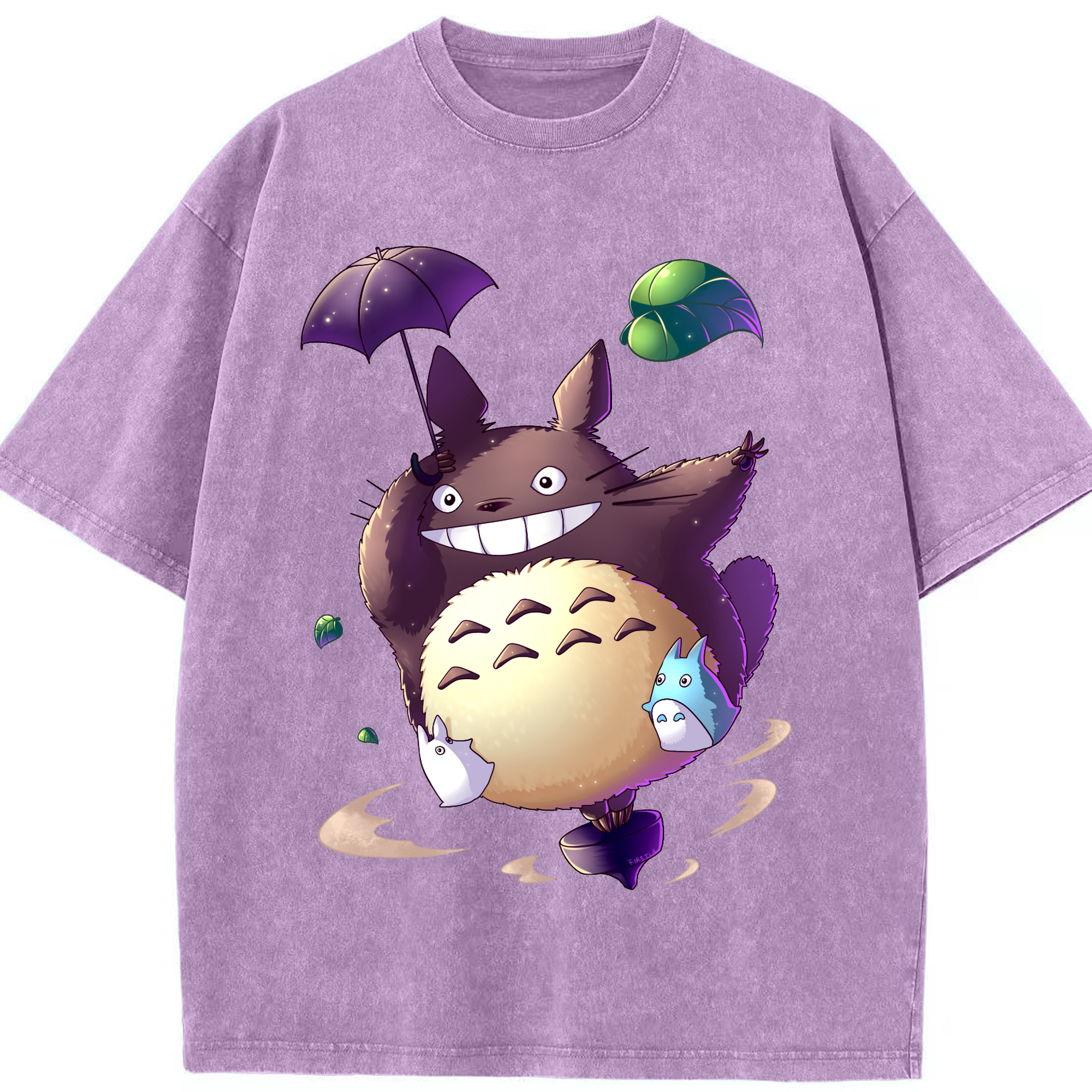 （画像用） となりのトトロ 草壁メイ 草壁サツキ My Neighbor Totoro Satsuki Kusakabe Mei Kusakabe 綿100% ヴィンテージ風 半袖Tシャツ（フロントプリント）