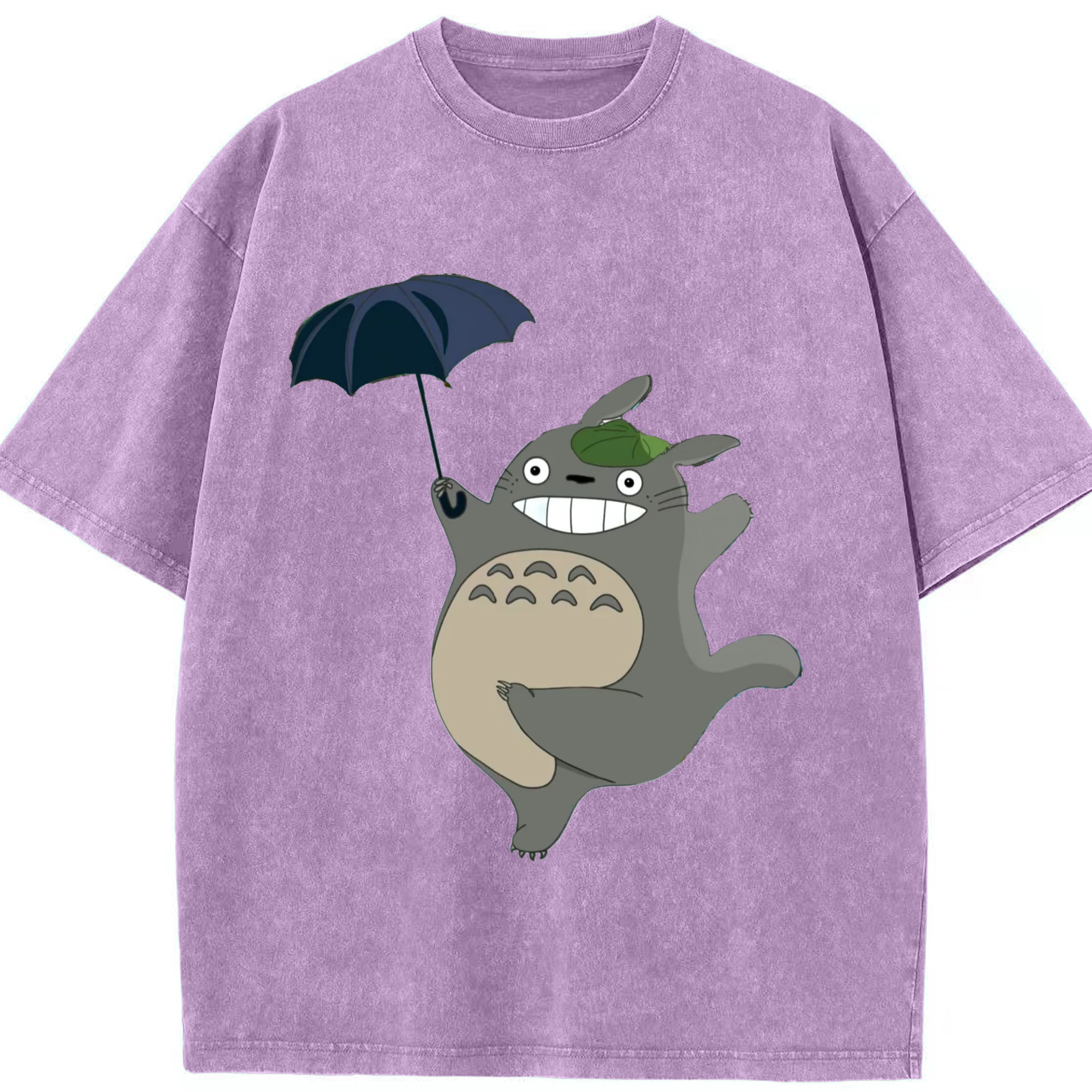 （画像用） となりのトトロ 草壁メイ 草壁サツキ My Neighbor Totoro Satsuki Kusakabe Mei Kusakabe 綿100% ヴィンテージ風 半袖Tシャツ（フロントプリント）