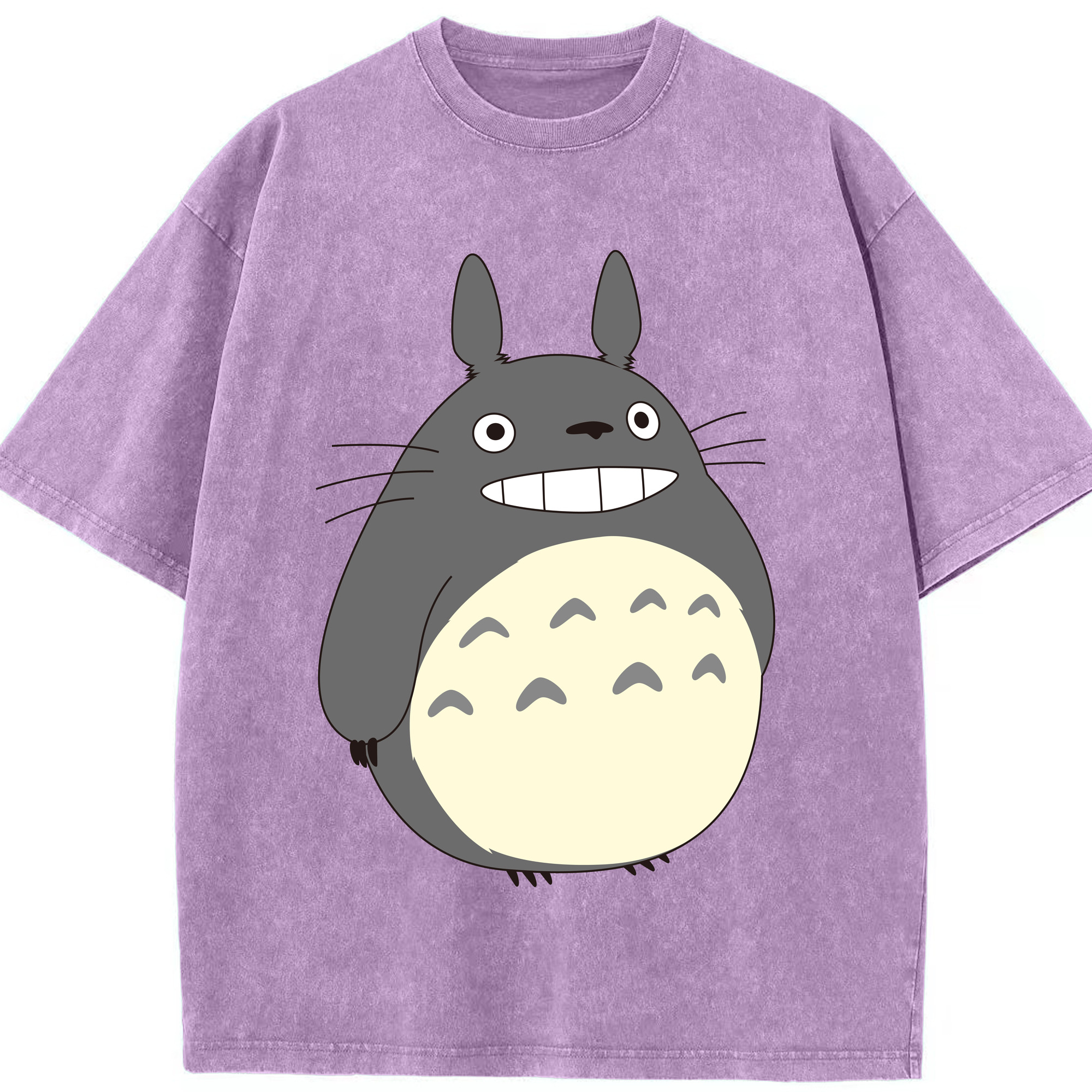 （画像用） となりのトトロ 草壁メイ 草壁サツキ My Neighbor Totoro Satsuki Kusakabe Mei Kusakabe 綿100% ヴィンテージ風 半袖Tシャツ（フロントプリント）