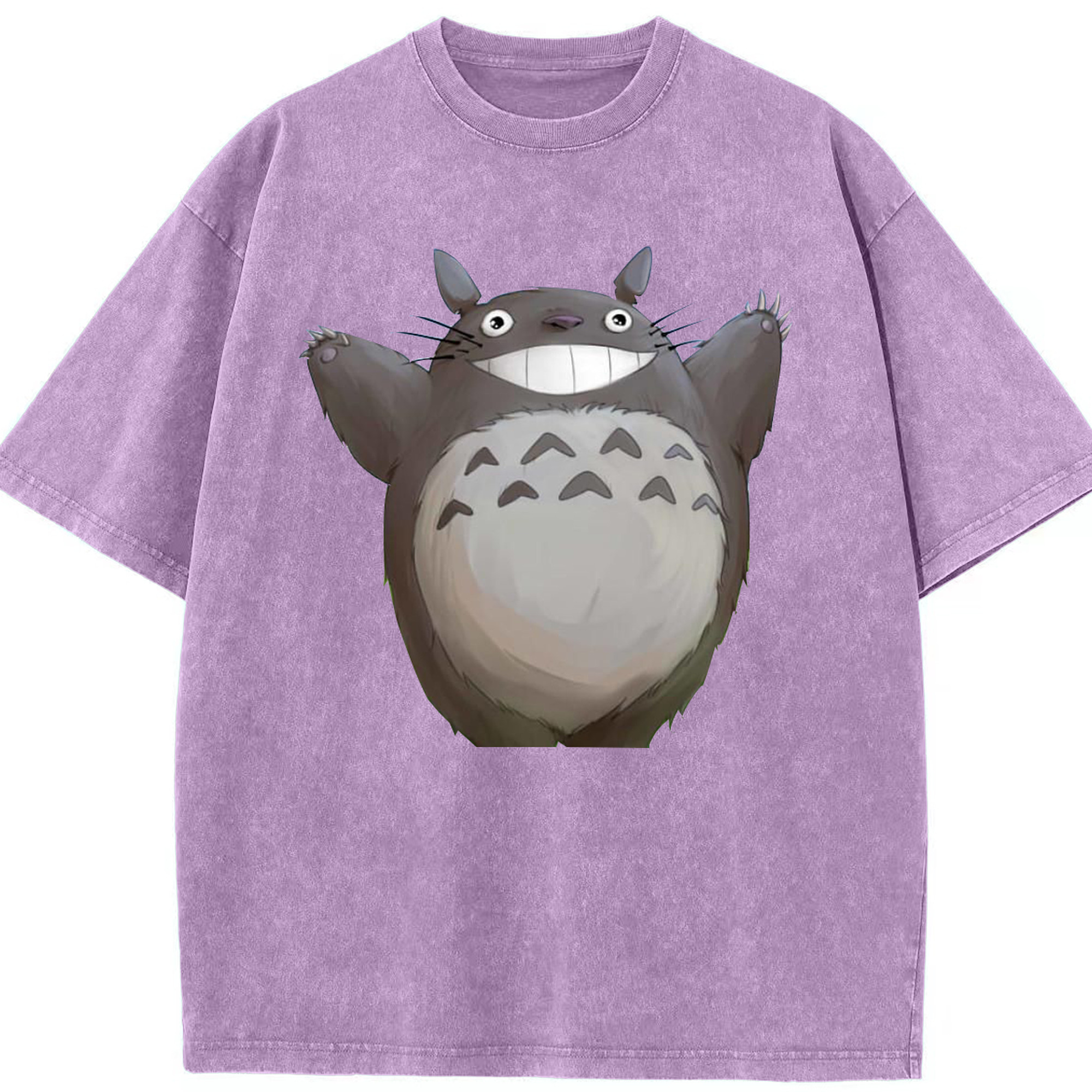（画像用） となりのトトロ 草壁メイ 草壁サツキ My Neighbor Totoro Satsuki Kusakabe Mei Kusakabe 綿100% ヴィンテージ風 半袖Tシャツ（フロントプリント）