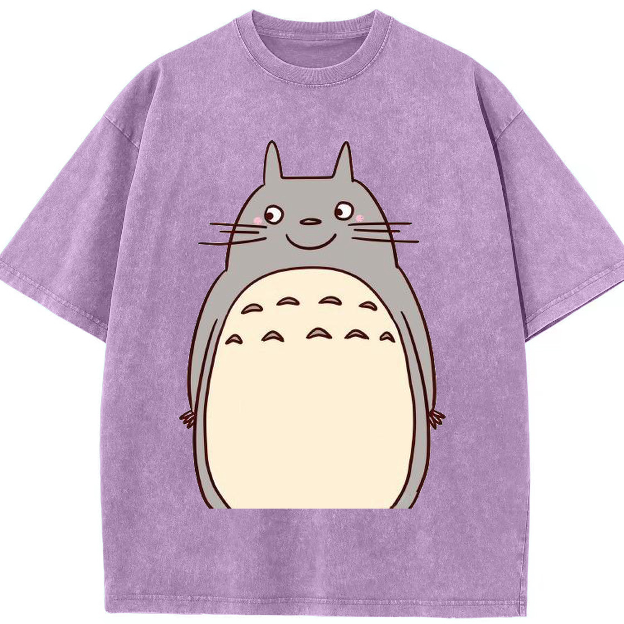 （画像用） となりのトトロ 草壁メイ 草壁サツキ My Neighbor Totoro Satsuki Kusakabe Mei Kusakabe 綿100% ヴィンテージ風 半袖Tシャツ（フロントプリント）