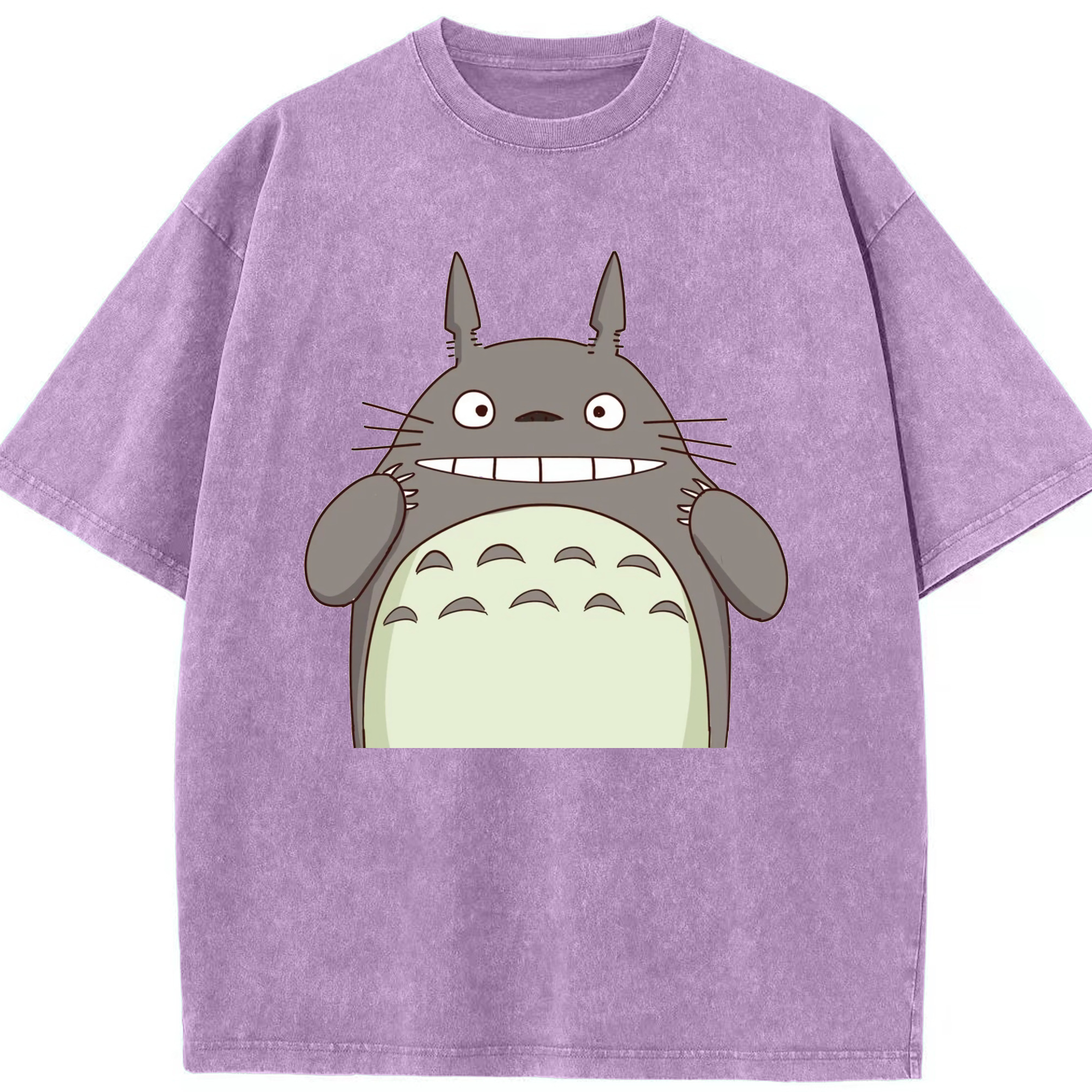 （画像用） となりのトトロ 草壁メイ 草壁サツキ My Neighbor Totoro Satsuki Kusakabe Mei Kusakabe 綿100% ヴィンテージ風 半袖Tシャツ（フロントプリント）