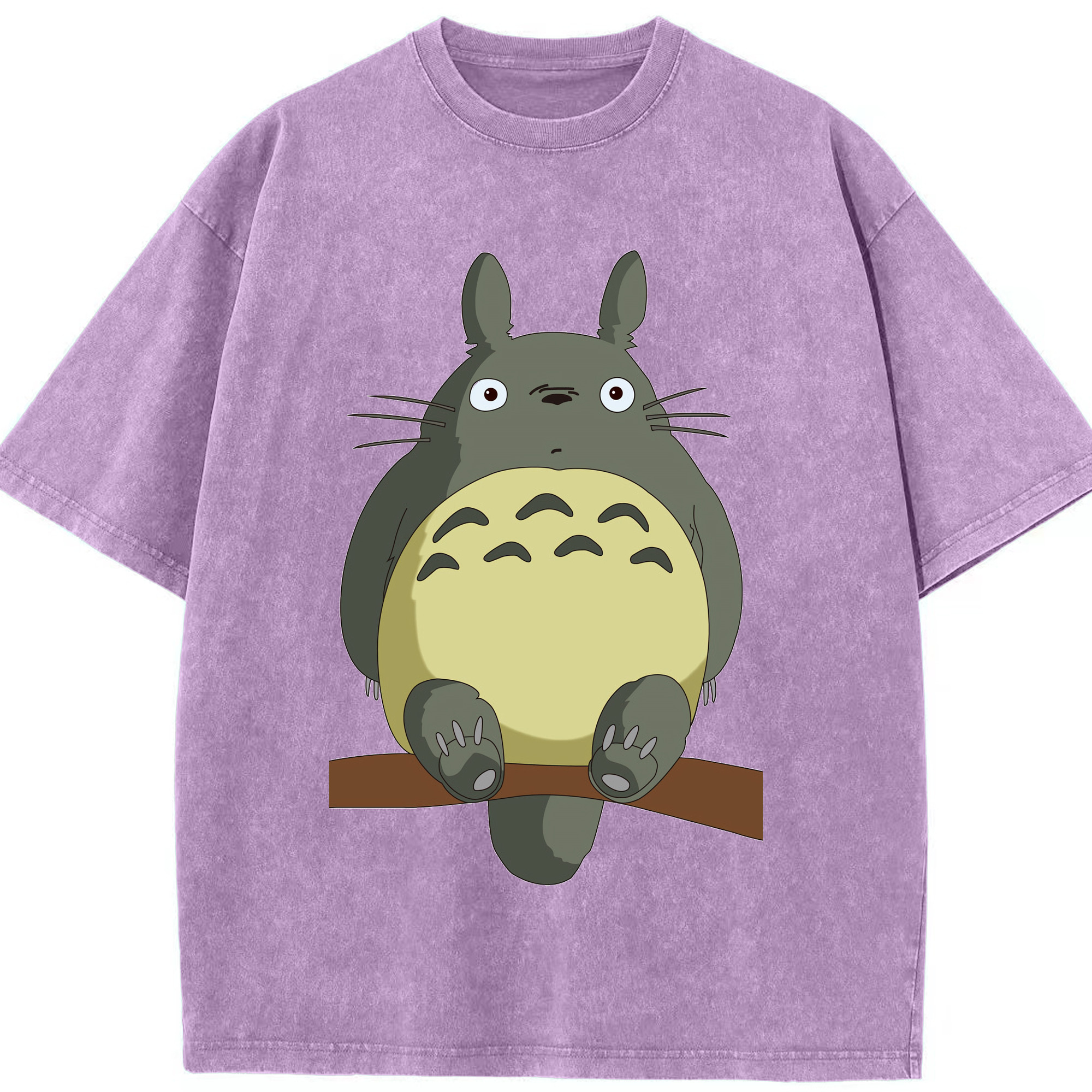 （画像用） となりのトトロ 草壁メイ 草壁サツキ My Neighbor Totoro Satsuki Kusakabe Mei Kusakabe 綿100% ヴィンテージ風 半袖Tシャツ（フロントプリント）