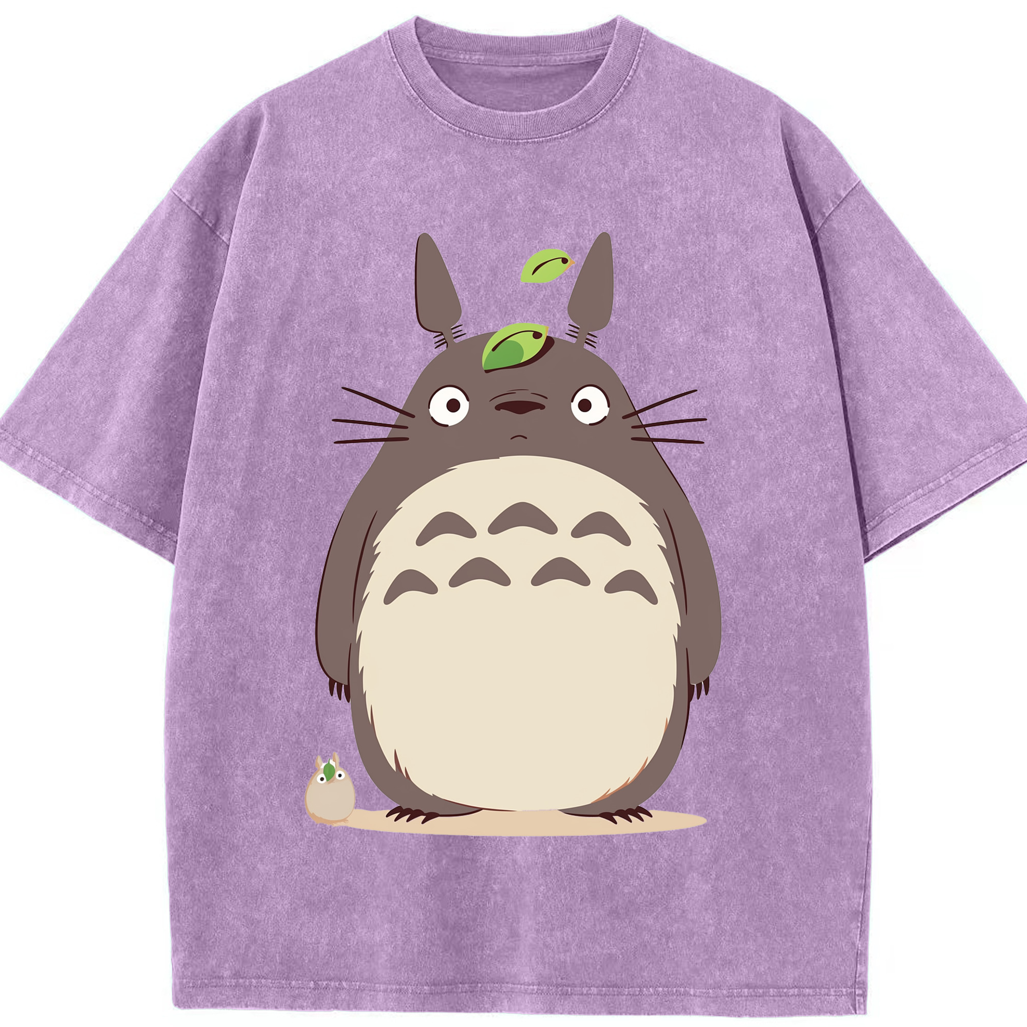 （画像用） となりのトトロ 草壁メイ 草壁サツキ My Neighbor Totoro Satsuki Kusakabe Mei Kusakabe 綿100% ヴィンテージ風 半袖Tシャツ（フロントプリント）