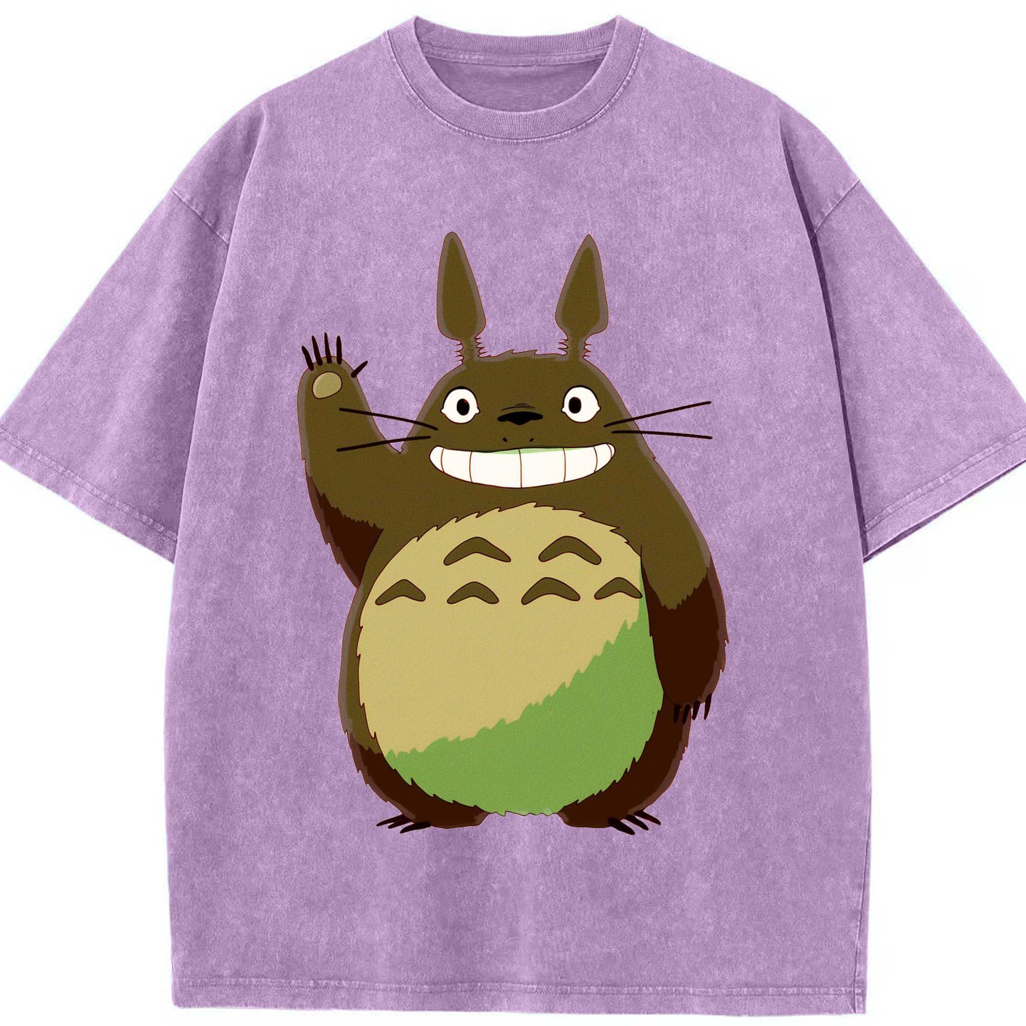 （画像用） となりのトトロ 草壁メイ 草壁サツキ My Neighbor Totoro Satsuki Kusakabe Mei Kusakabe 綿100% ヴィンテージ風 半袖Tシャツ（フロントプリント）