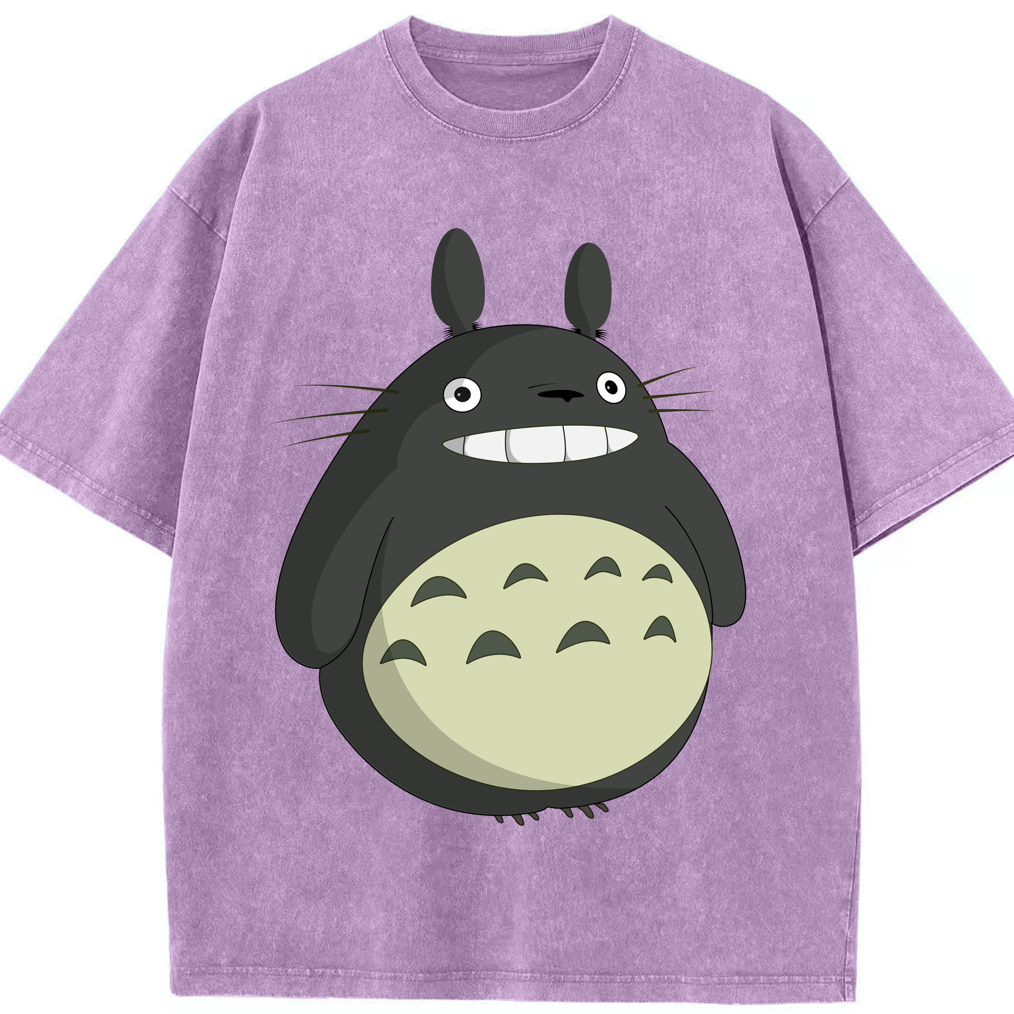 （画像用） となりのトトロ 草壁メイ 草壁サツキ My Neighbor Totoro Satsuki Kusakabe Mei Kusakabe 綿100% ヴィンテージ風 半袖Tシャツ（フロントプリント）