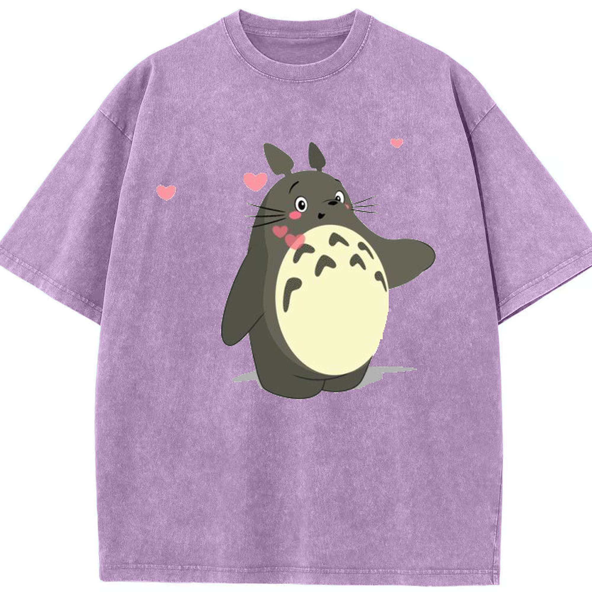 （画像用） となりのトトロ 草壁メイ 草壁サツキ My Neighbor Totoro Satsuki Kusakabe Mei Kusakabe 綿100% ヴィンテージ風 半袖Tシャツ（フロントプリント）