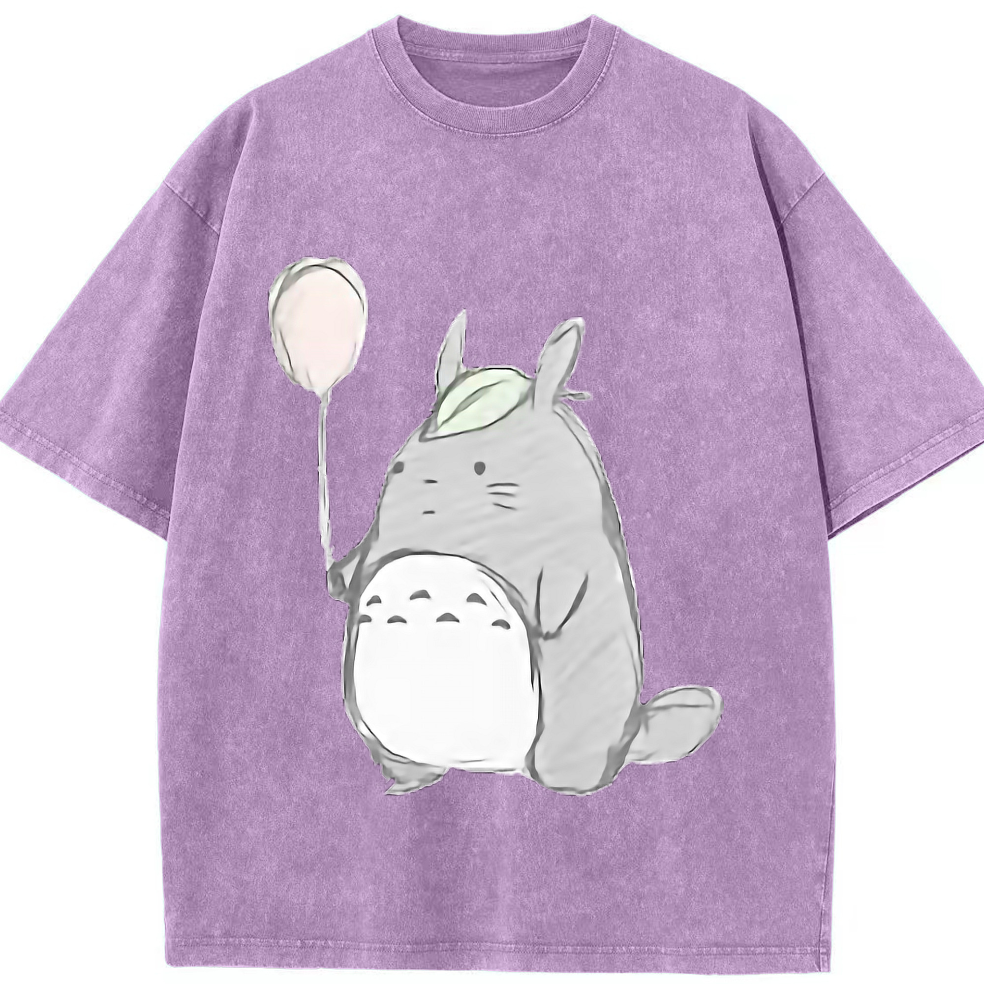 （画像用） となりのトトロ 草壁メイ 草壁サツキ My Neighbor Totoro Satsuki Kusakabe Mei Kusakabe 綿100% ヴィンテージ風 半袖Tシャツ（フロントプリント）
