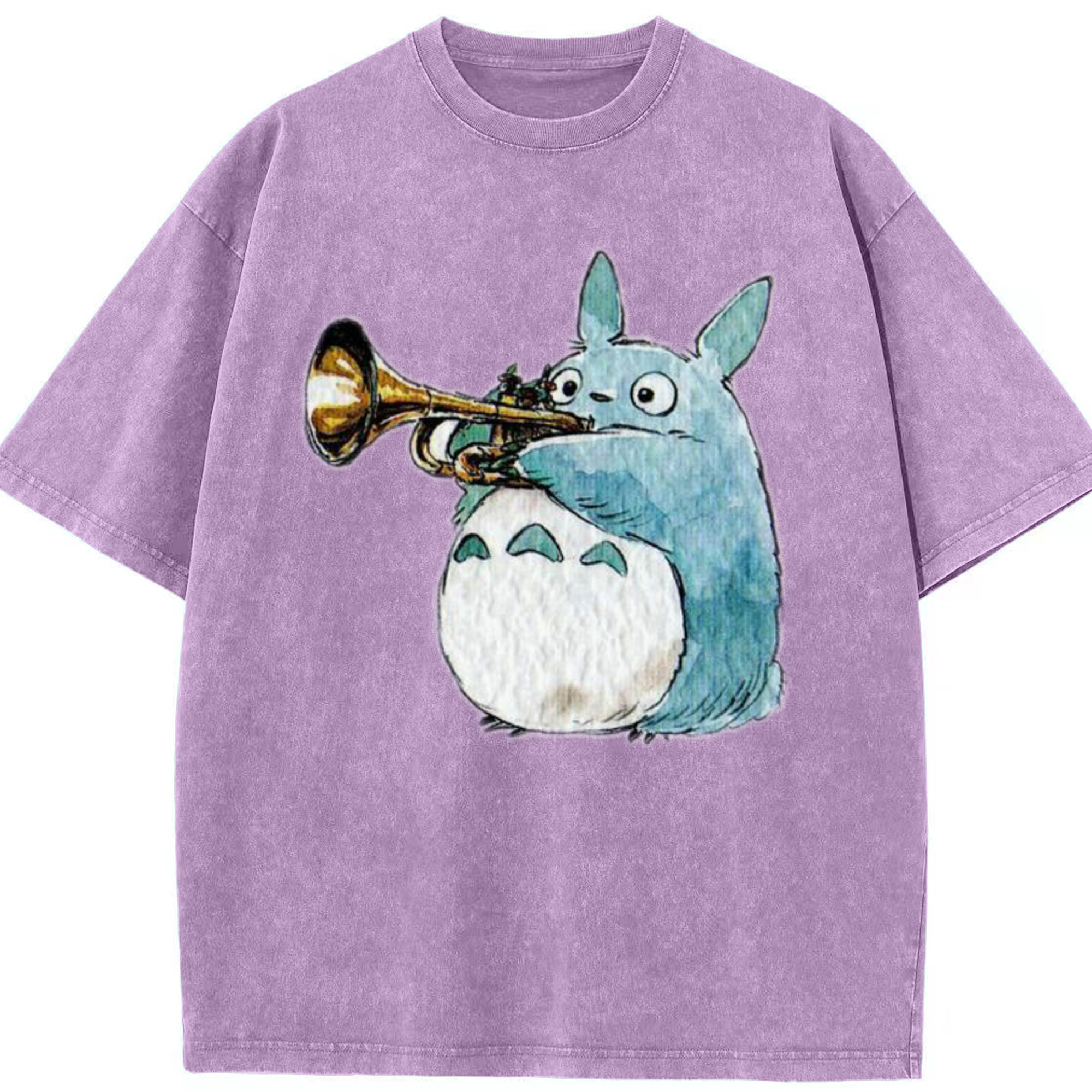 （画像用） となりのトトロ 草壁メイ 草壁サツキ My Neighbor Totoro Satsuki Kusakabe Mei Kusakabe 綿100% ヴィンテージ風 半袖Tシャツ（フロントプリント）