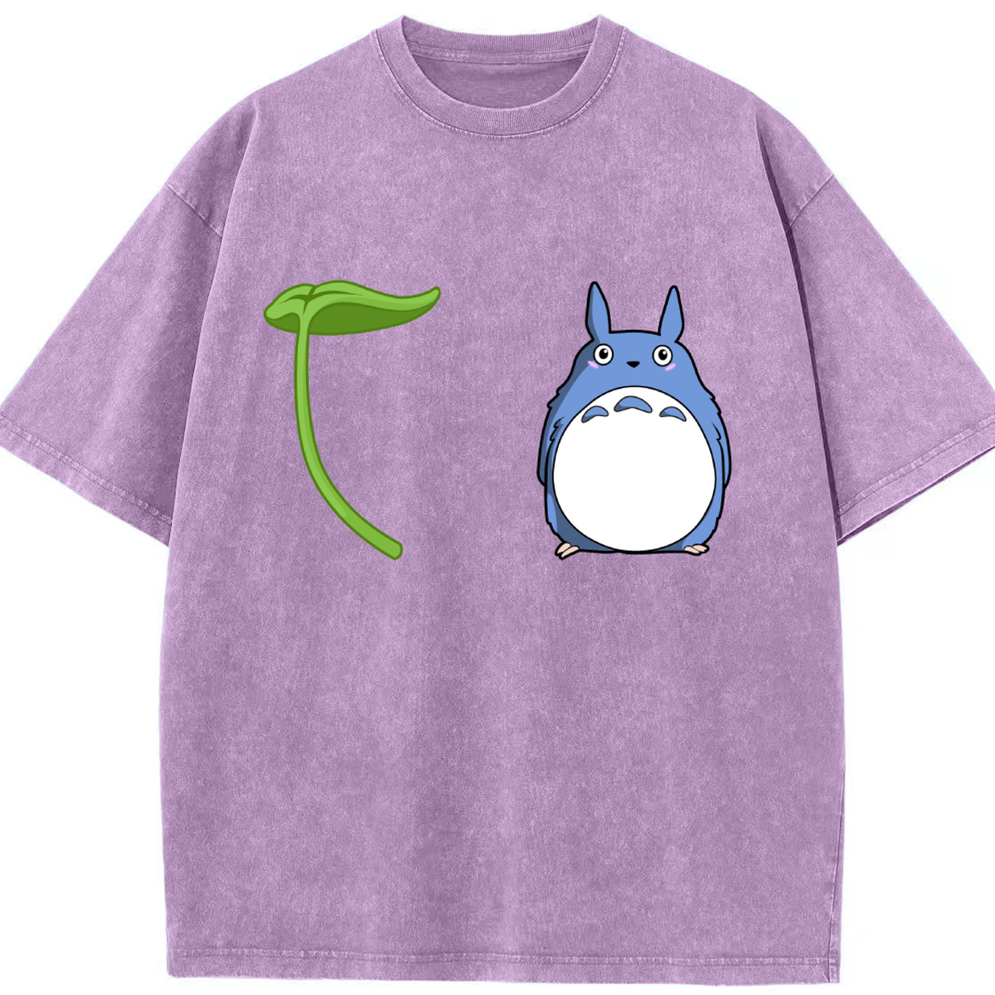 （画像用） となりのトトロ 草壁メイ 草壁サツキ My Neighbor Totoro Satsuki Kusakabe Mei Kusakabe 綿100% ヴィンテージ風 半袖Tシャツ（フロントプリント）