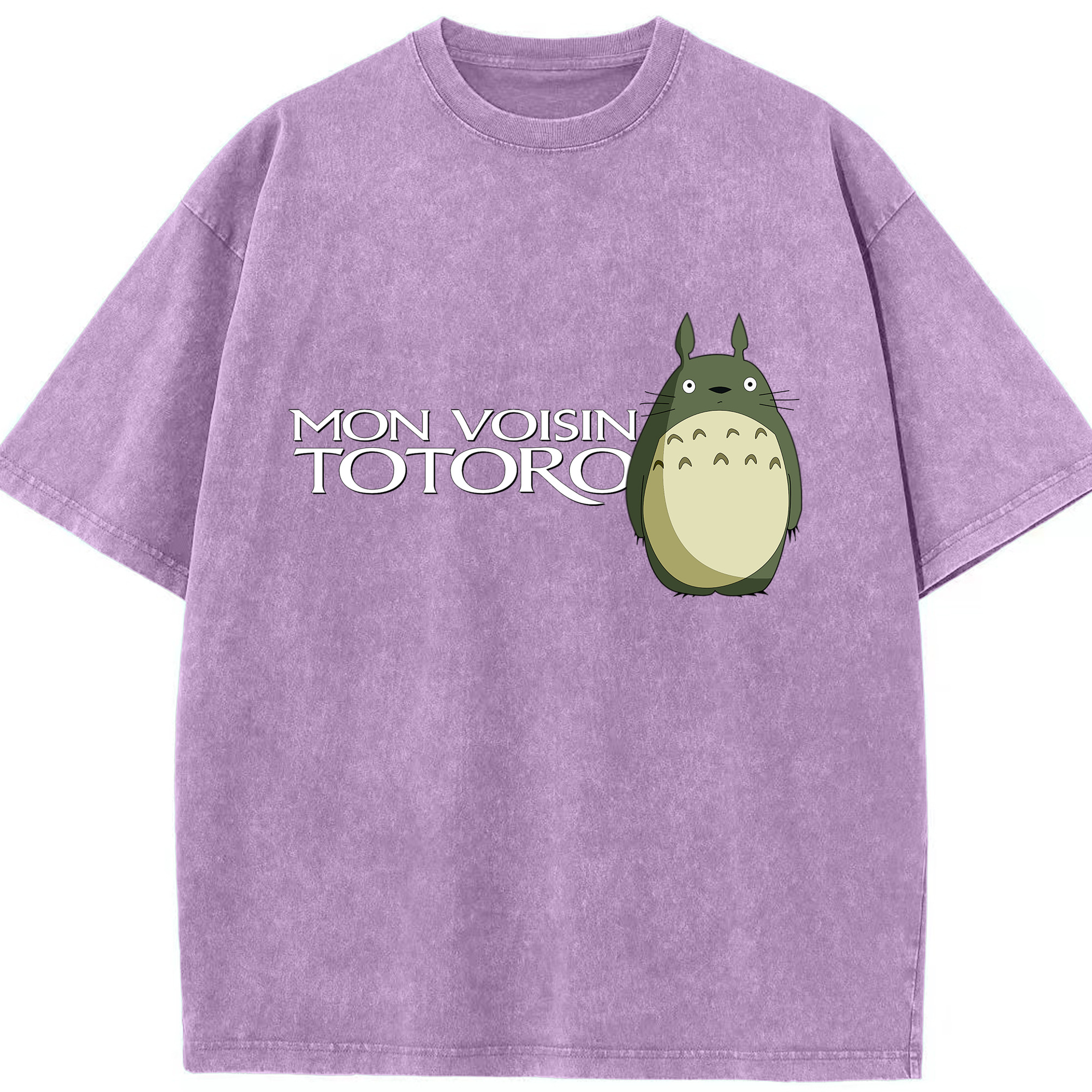 （画像用） となりのトトロ 草壁メイ 草壁サツキ My Neighbor Totoro Satsuki Kusakabe Mei Kusakabe 綿100% ヴィンテージ風 半袖Tシャツ（フロントプリント）