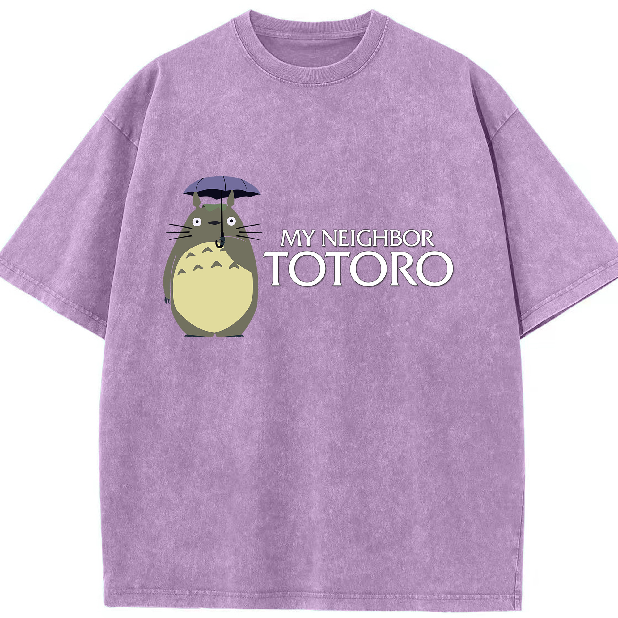 （画像用） となりのトトロ 草壁メイ 草壁サツキ My Neighbor Totoro Satsuki Kusakabe Mei Kusakabe 綿100% ヴィンテージ風 半袖Tシャツ（フロントプリント）