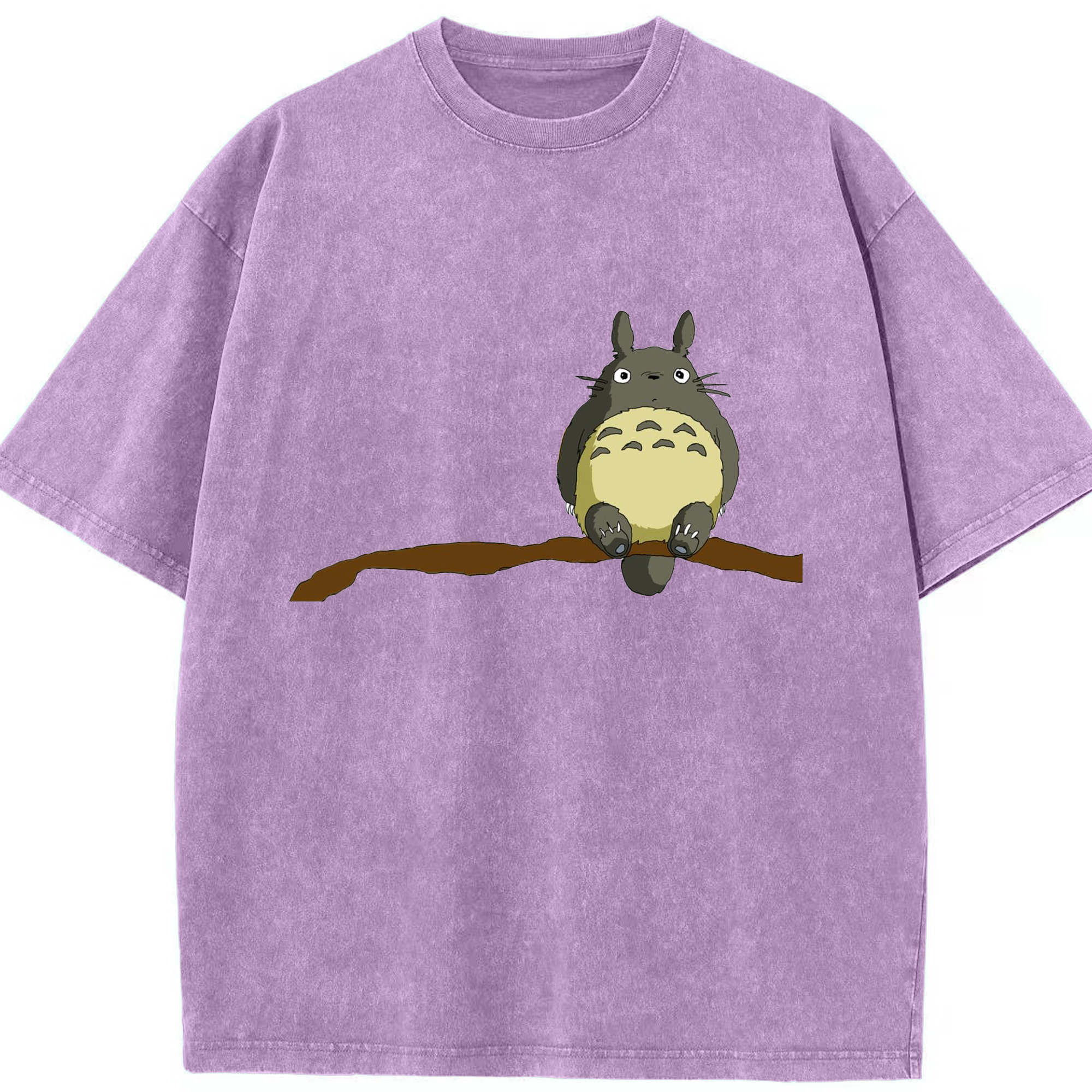 （画像用） となりのトトロ 草壁メイ 草壁サツキ My Neighbor Totoro Satsuki Kusakabe Mei Kusakabe 綿100% ヴィンテージ風 半袖Tシャツ（フロントプリント）