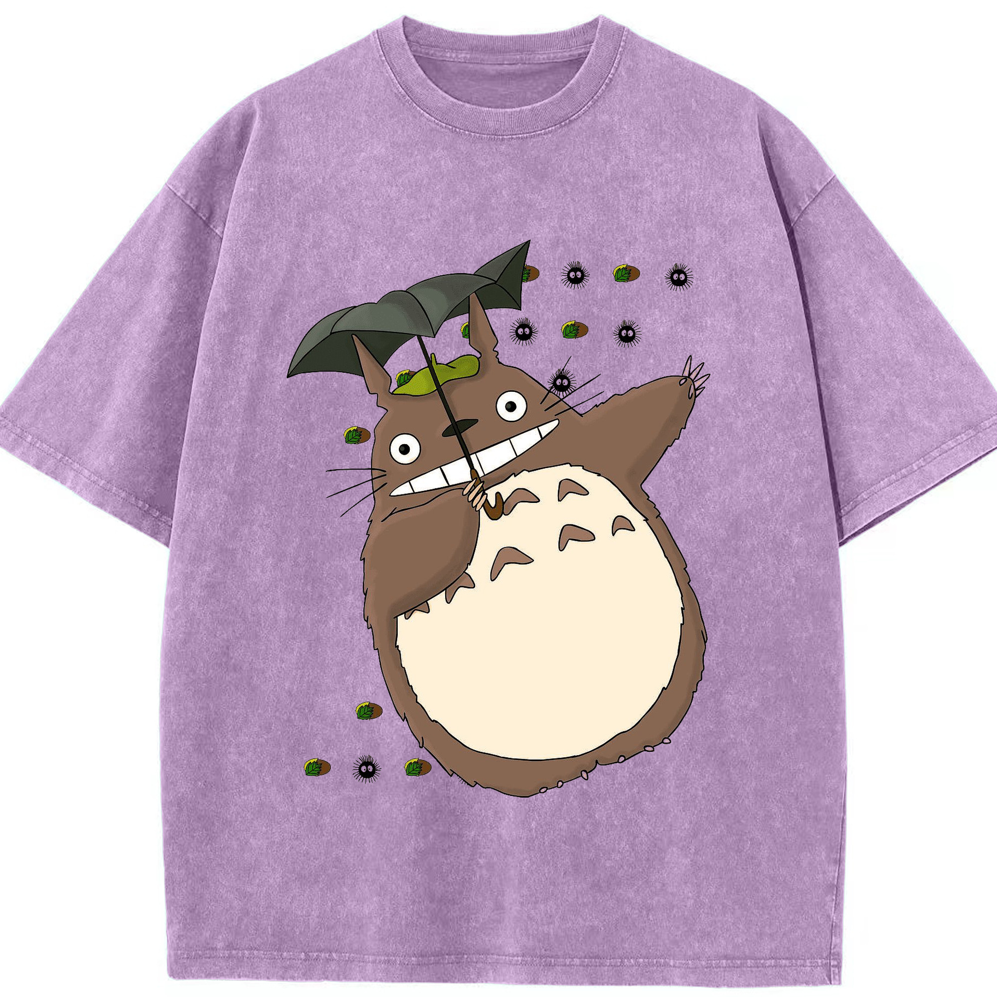 （画像用） となりのトトロ 草壁メイ 草壁サツキ My Neighbor Totoro Satsuki Kusakabe Mei Kusakabe 綿100% ヴィンテージ風 半袖Tシャツ（フロントプリント）