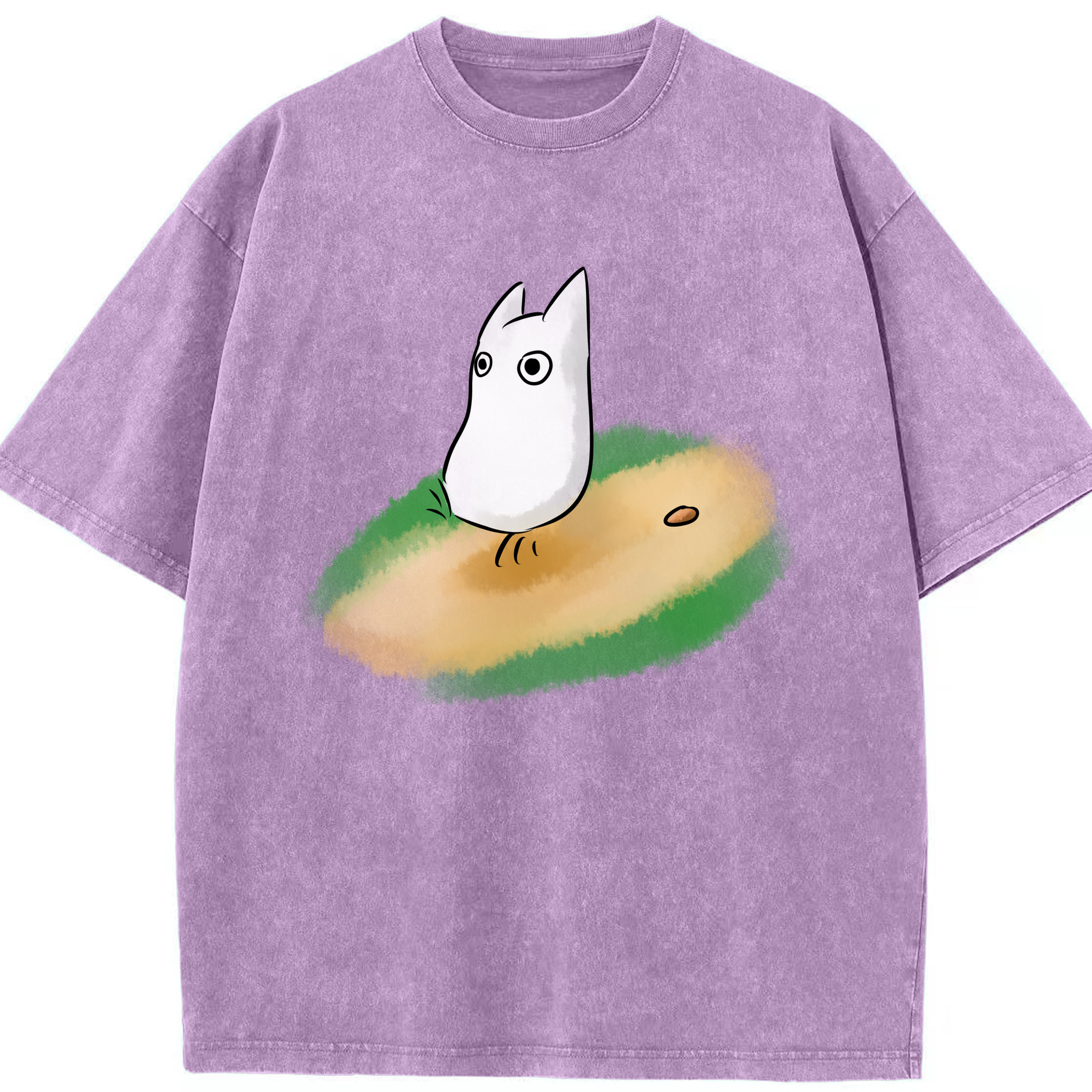 （画像用） となりのトトロ 草壁メイ 草壁サツキ My Neighbor Totoro Satsuki Kusakabe Mei Kusakabe 綿100% ヴィンテージ風 半袖Tシャツ（フロントプリント）