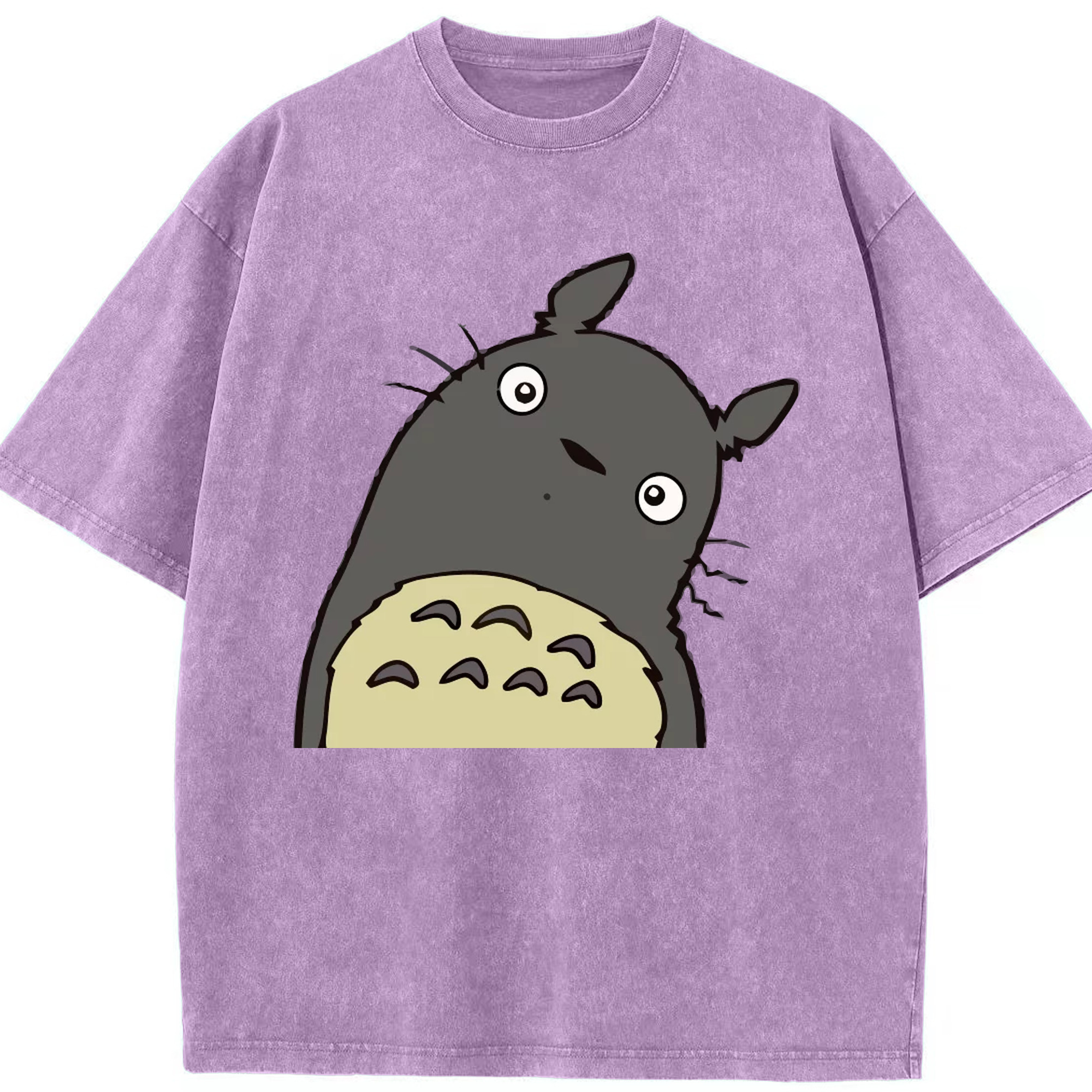 （画像用） となりのトトロ 草壁メイ 草壁サツキ My Neighbor Totoro Satsuki Kusakabe Mei Kusakabe 綿100% ヴィンテージ風 半袖Tシャツ（フロントプリント）