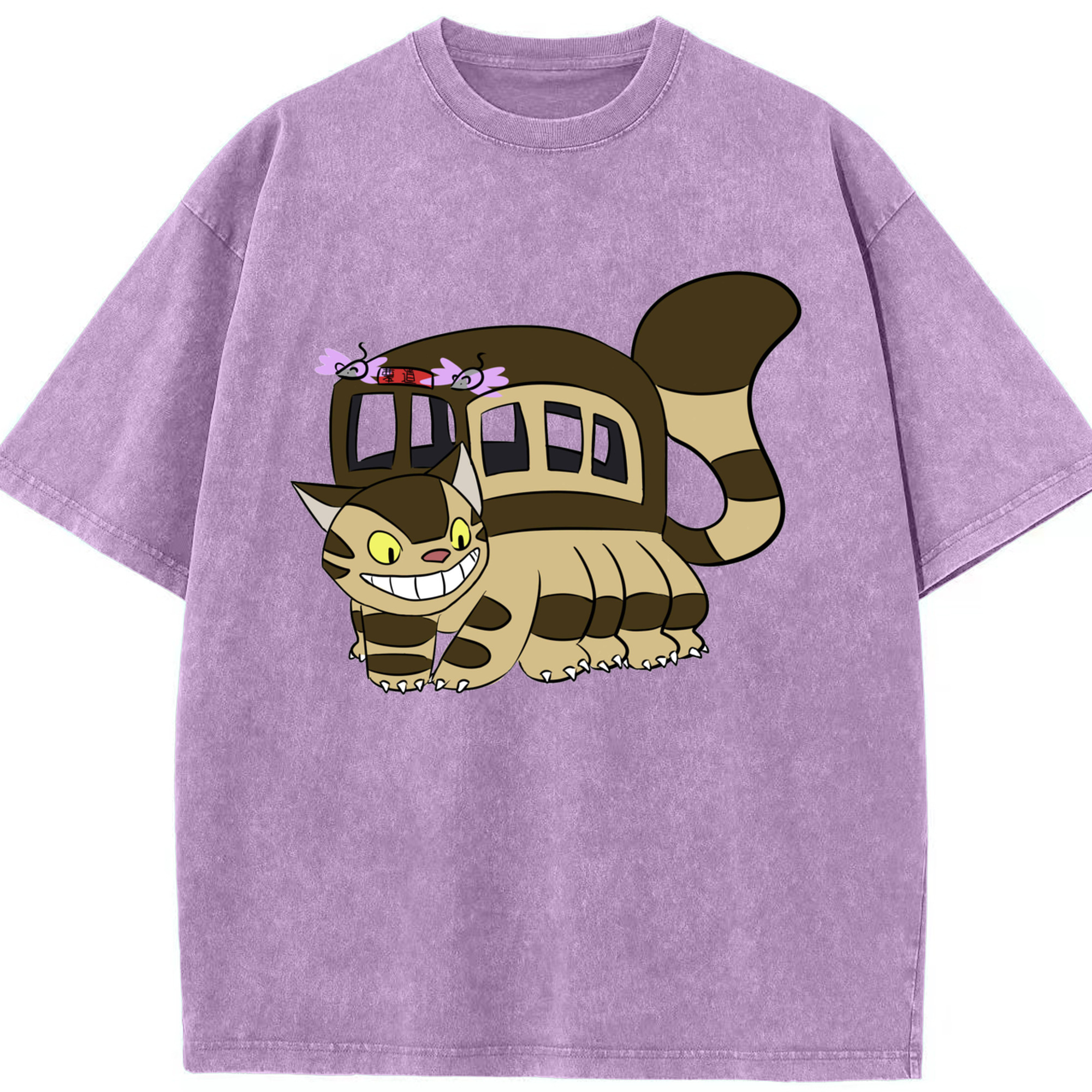 （画像用） となりのトトロ 草壁メイ 草壁サツキ My Neighbor Totoro Satsuki Kusakabe Mei Kusakabe 綿100% ヴィンテージ風 半袖Tシャツ（フロントプリント）