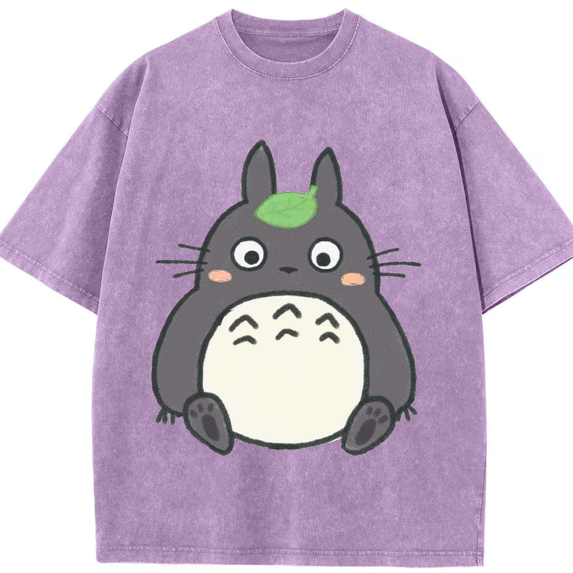 （画像用） となりのトトロ 草壁メイ 草壁サツキ My Neighbor Totoro Satsuki Kusakabe Mei Kusakabe 綿100% ヴィンテージ風 半袖Tシャツ（フロントプリント）