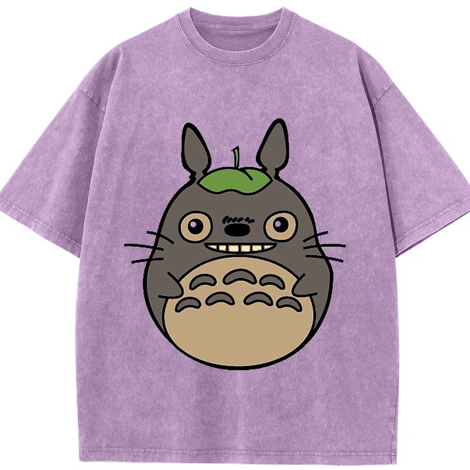 （画像用） となりのトトロ 草壁メイ 草壁サツキ My Neighbor Totoro Satsuki Kusakabe Mei Kusakabe 綿100% ヴィンテージ風 半袖Tシャツ（フロントプリント）