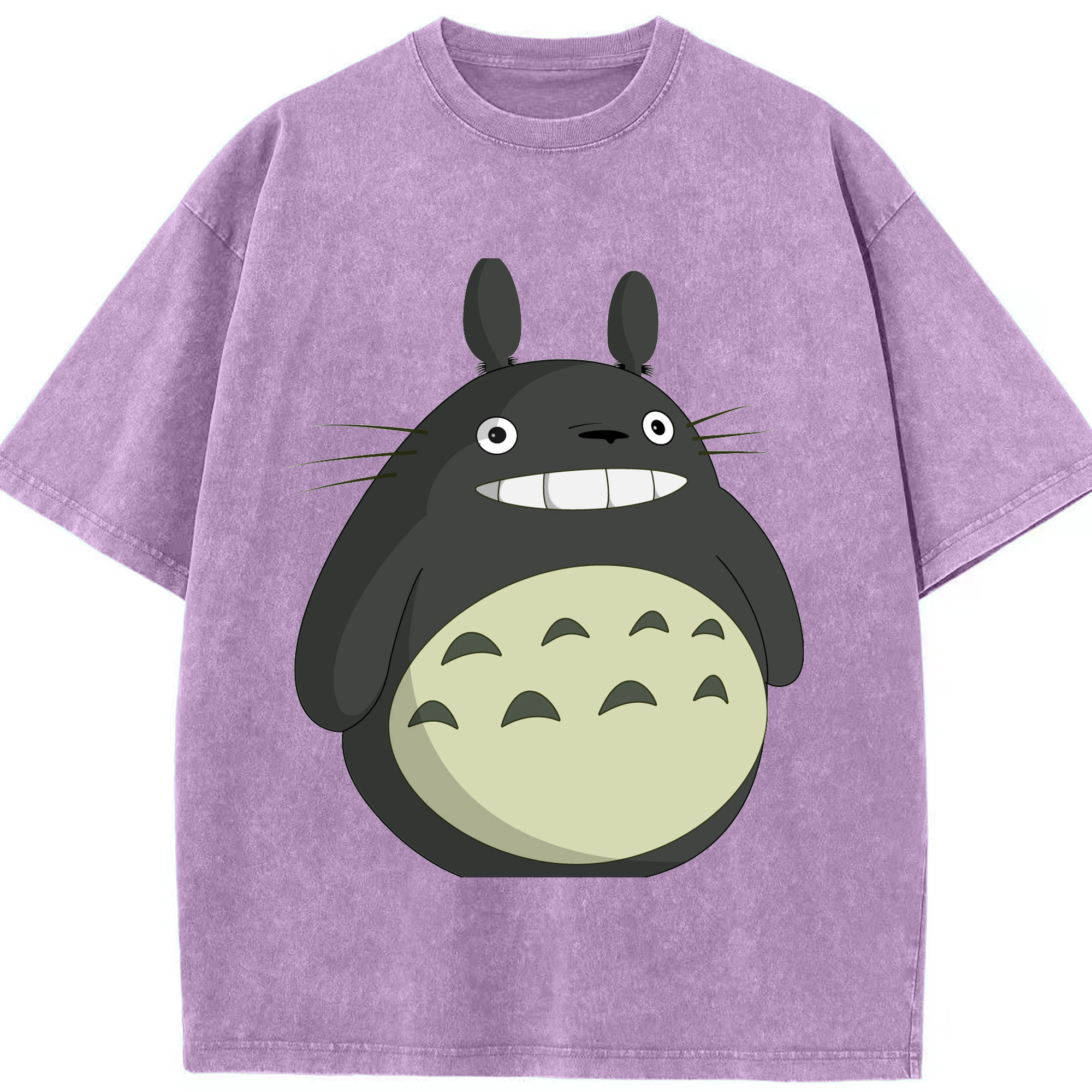 （画像用） となりのトトロ 草壁メイ 草壁サツキ My Neighbor Totoro Satsuki Kusakabe Mei Kusakabe 綿100% ヴィンテージ風 半袖Tシャツ（フロントプリント）