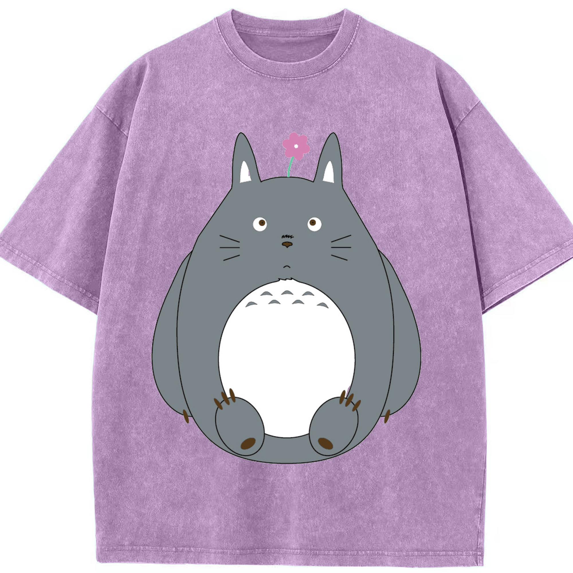 （画像用） となりのトトロ 草壁メイ 草壁サツキ My Neighbor Totoro Satsuki Kusakabe Mei Kusakabe 綿100% ヴィンテージ風 半袖Tシャツ（フロントプリント）
