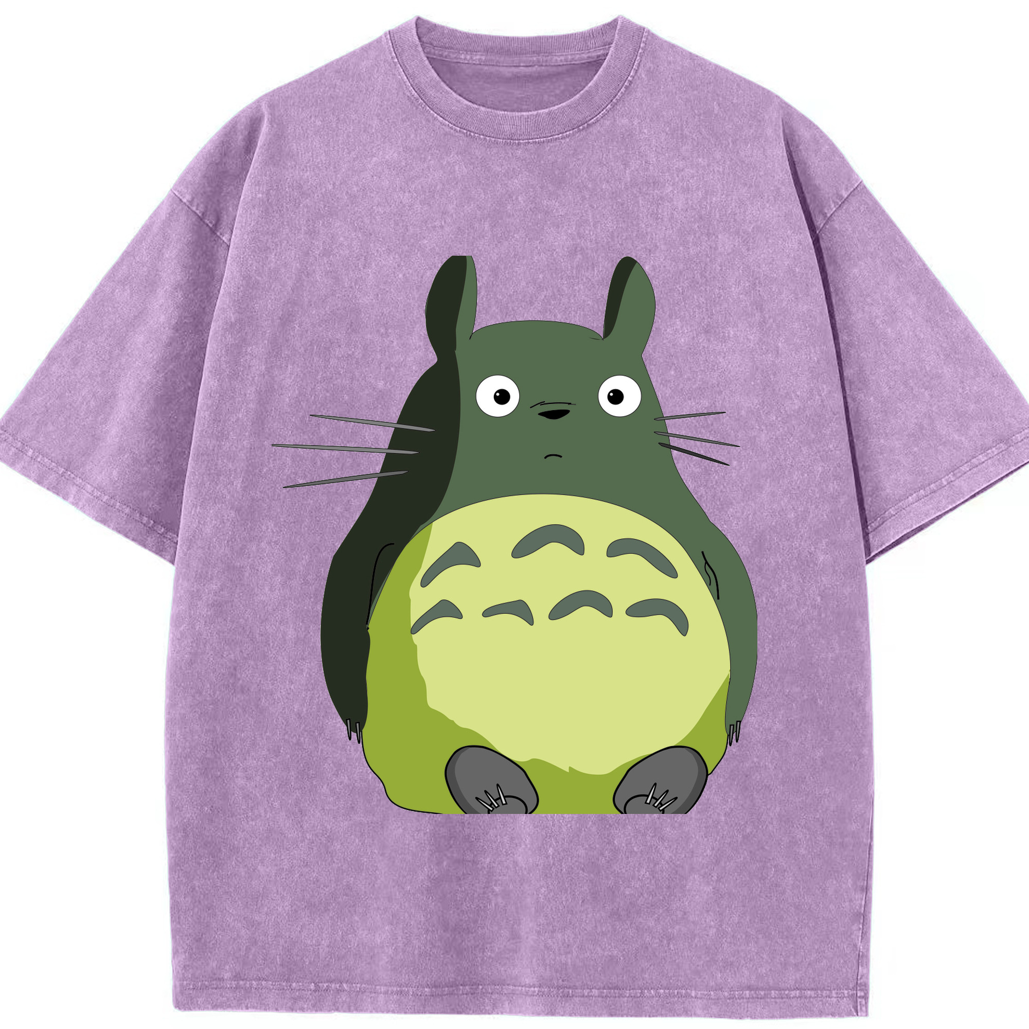 （画像用） となりのトトロ 草壁メイ 草壁サツキ My Neighbor Totoro Satsuki Kusakabe Mei Kusakabe 綿100% ヴィンテージ風 半袖Tシャツ（フロントプリント）