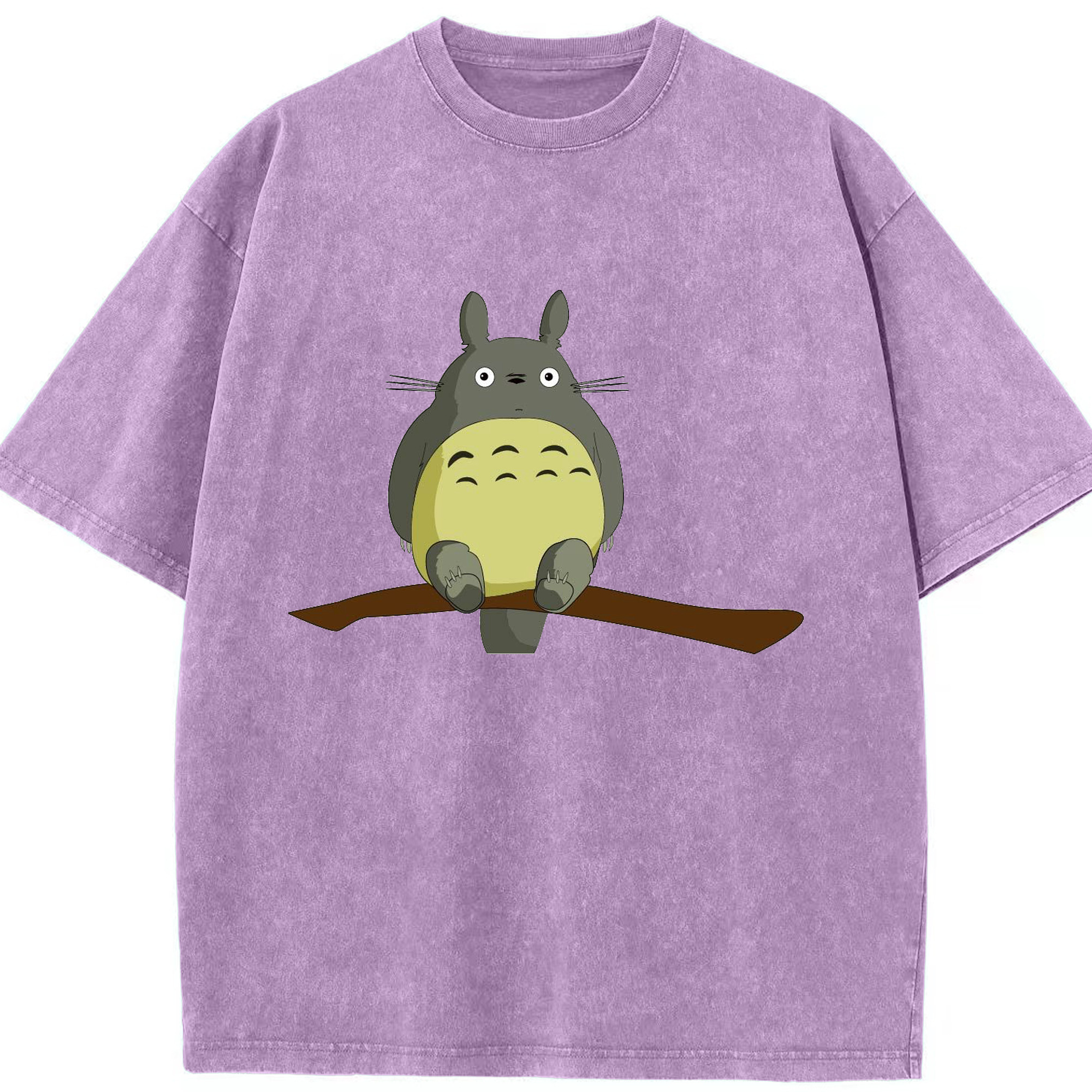 （画像用） となりのトトロ 草壁メイ 草壁サツキ My Neighbor Totoro Satsuki Kusakabe Mei Kusakabe 綿100% ヴィンテージ風 半袖Tシャツ（フロントプリント）