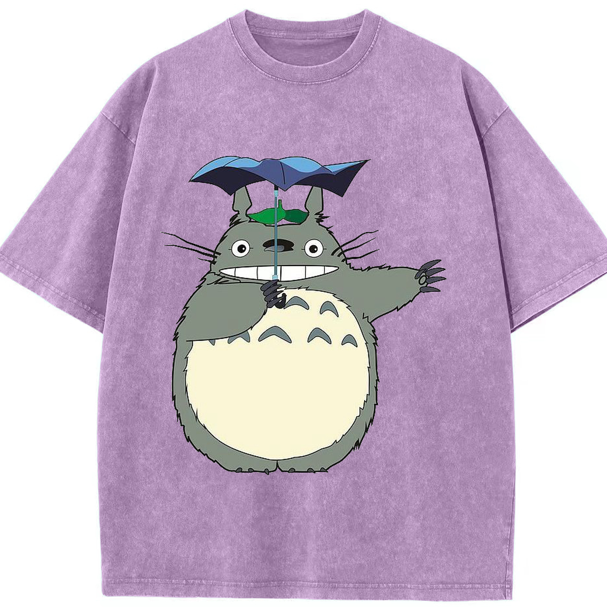 （画像用） となりのトトロ 草壁メイ 草壁サツキ My Neighbor Totoro Satsuki Kusakabe Mei Kusakabe 綿100% ヴィンテージ風 半袖Tシャツ（フロントプリント）