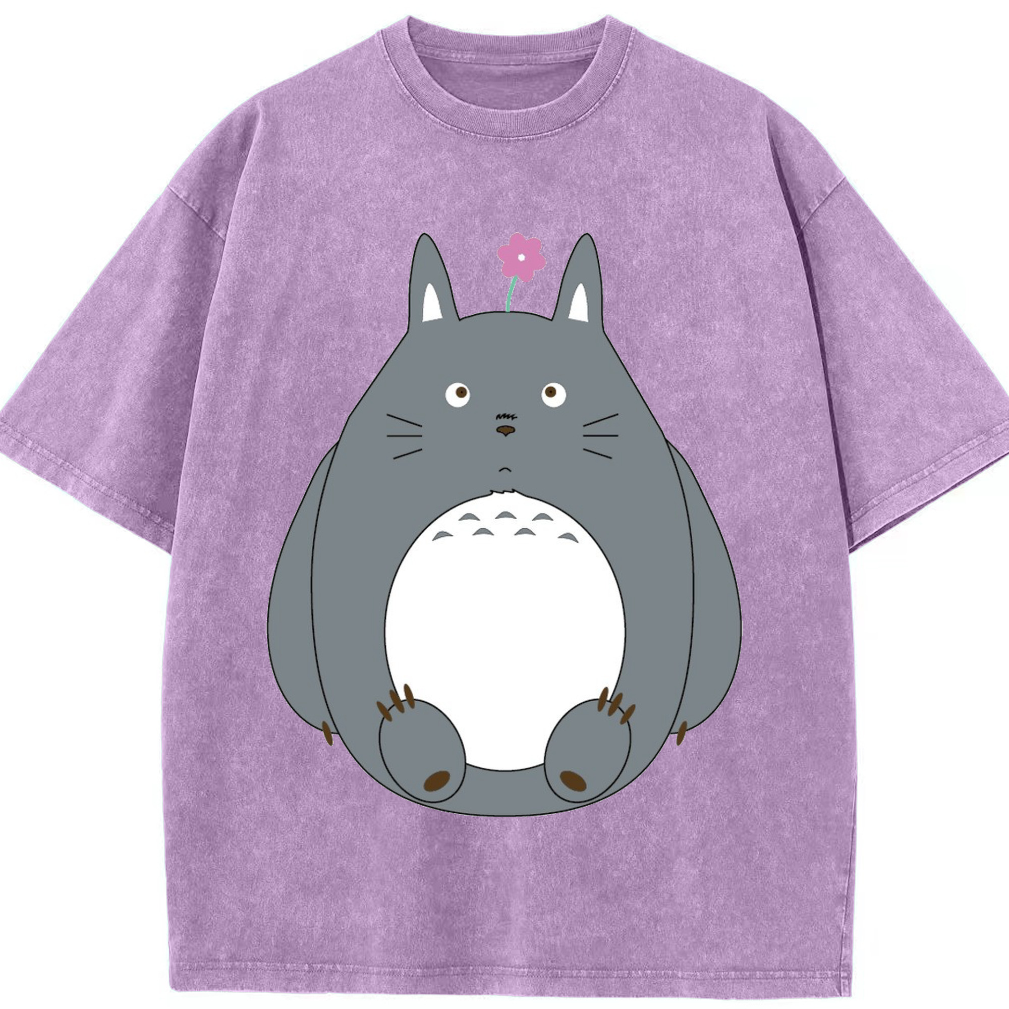 （画像用） となりのトトロ 草壁メイ 草壁サツキ My Neighbor Totoro Satsuki Kusakabe Mei Kusakabe 綿100% ヴィンテージ風 半袖Tシャツ（フロントプリント）