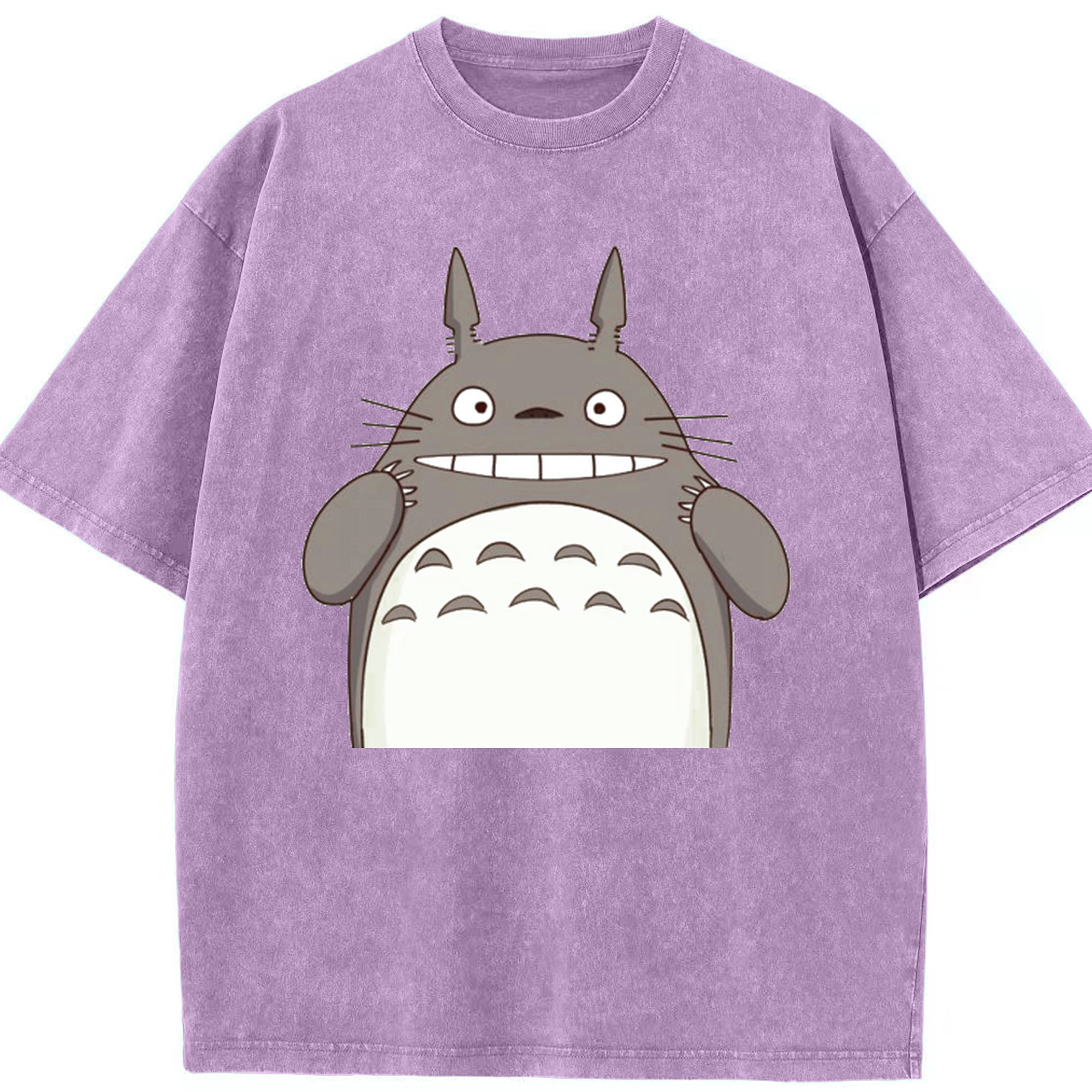 （画像用） となりのトトロ 草壁メイ 草壁サツキ My Neighbor Totoro Satsuki Kusakabe Mei Kusakabe 綿100% ヴィンテージ風 半袖Tシャツ（フロントプリント）