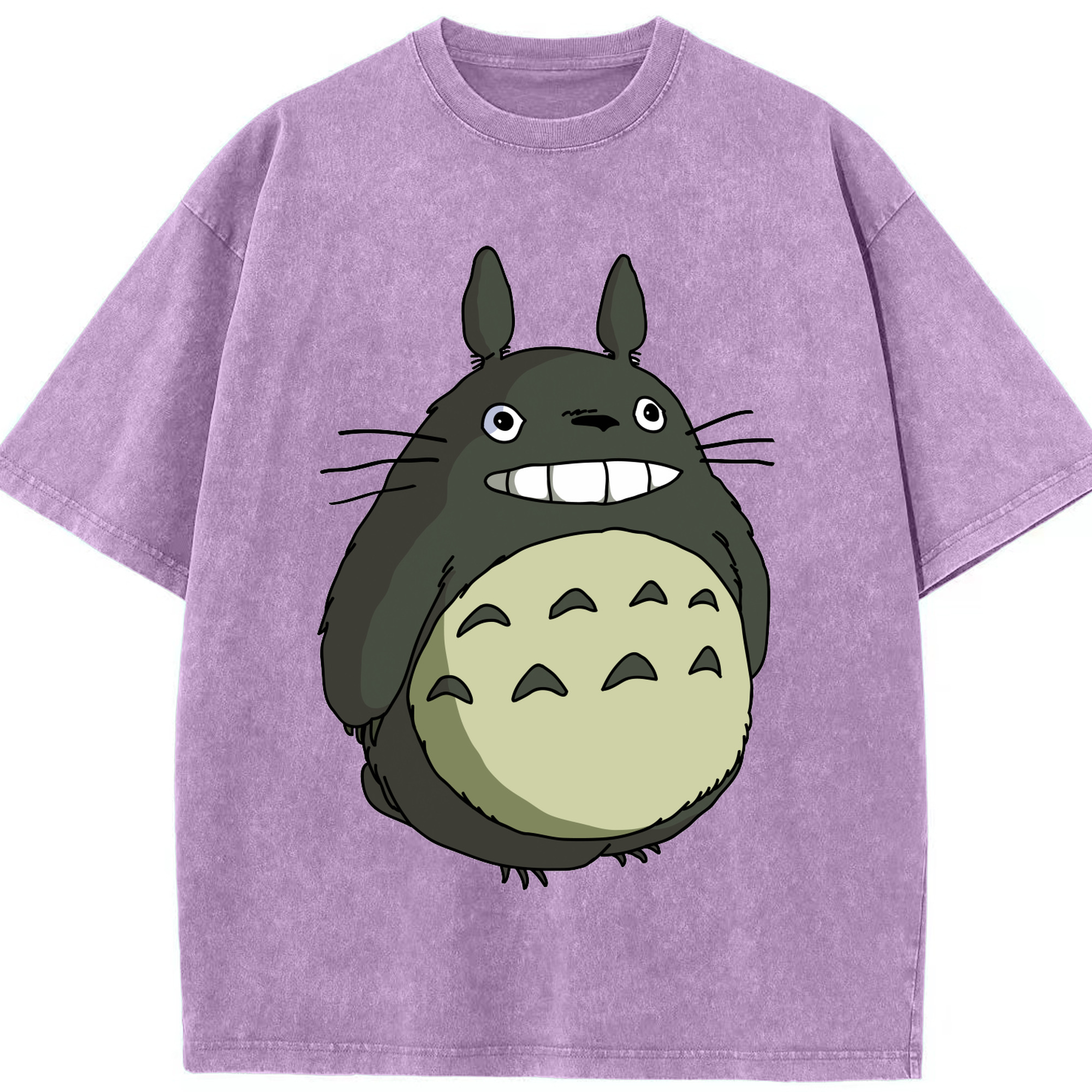 （画像用） となりのトトロ 草壁メイ 草壁サツキ My Neighbor Totoro Satsuki Kusakabe Mei Kusakabe 綿100% ヴィンテージ風 半袖Tシャツ（フロントプリント）