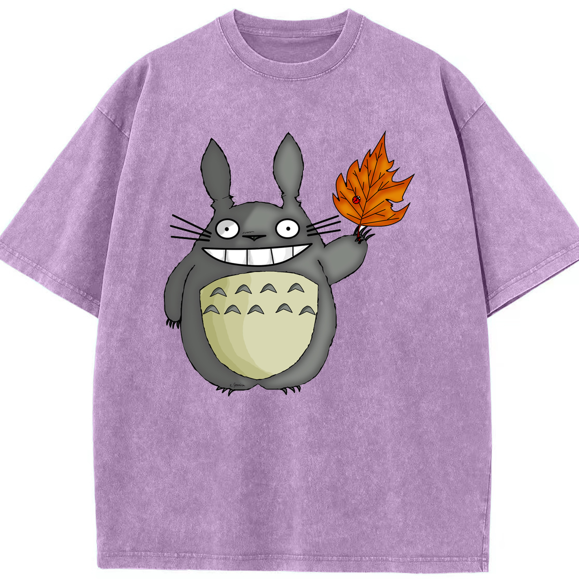 （画像用） となりのトトロ 草壁メイ 草壁サツキ My Neighbor Totoro Satsuki Kusakabe Mei Kusakabe 綿100% ヴィンテージ風 半袖Tシャツ（フロントプリント）