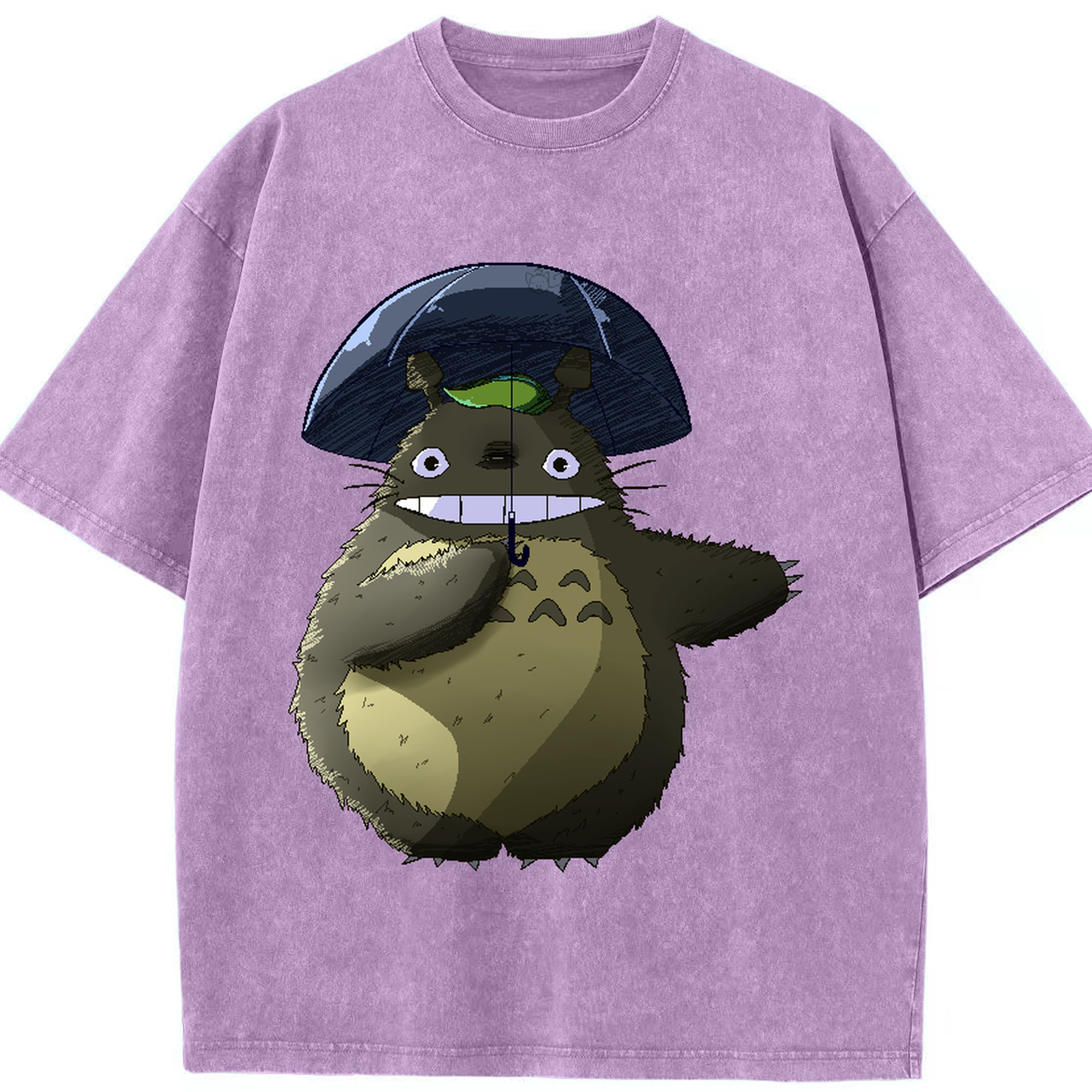 （画像用） となりのトトロ 草壁メイ 草壁サツキ My Neighbor Totoro Satsuki Kusakabe Mei Kusakabe 綿100% ヴィンテージ風 半袖Tシャツ（フロントプリント）