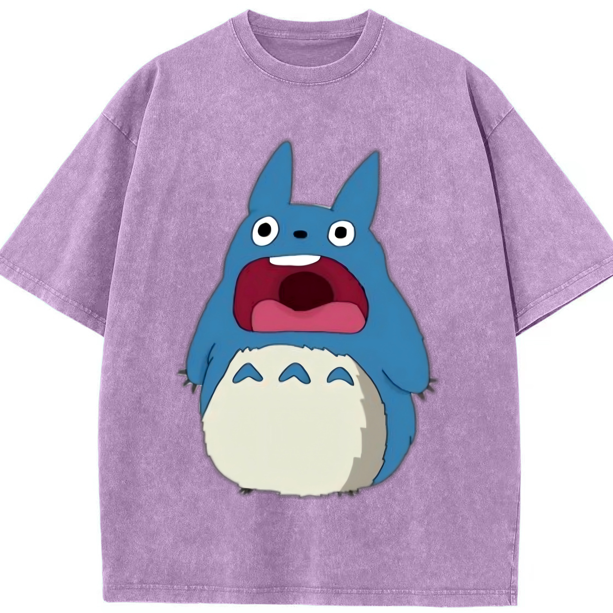 （画像用） となりのトトロ 草壁メイ 草壁サツキ My Neighbor Totoro Satsuki Kusakabe Mei Kusakabe 綿100% ヴィンテージ風 半袖Tシャツ（フロントプリント）