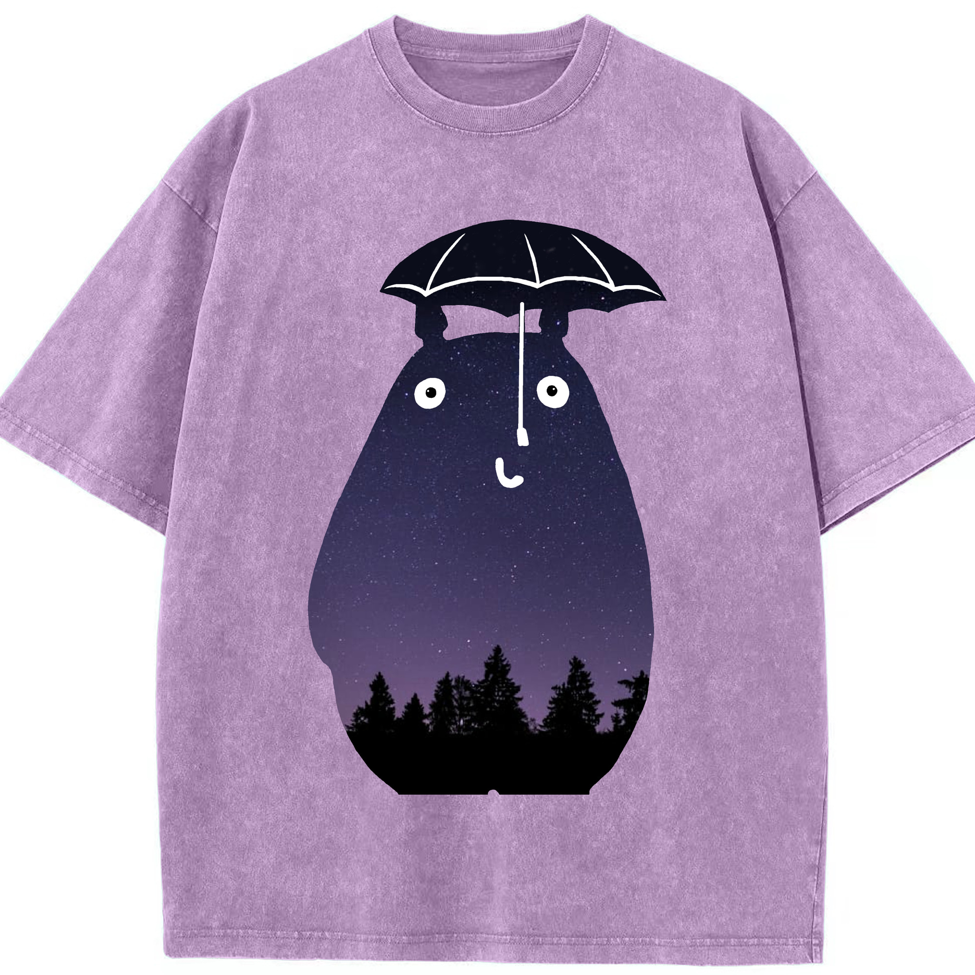 （画像用） となりのトトロ 草壁メイ 草壁サツキ My Neighbor Totoro Satsuki Kusakabe Mei Kusakabe 綿100% ヴィンテージ風 半袖Tシャツ（フロントプリント）