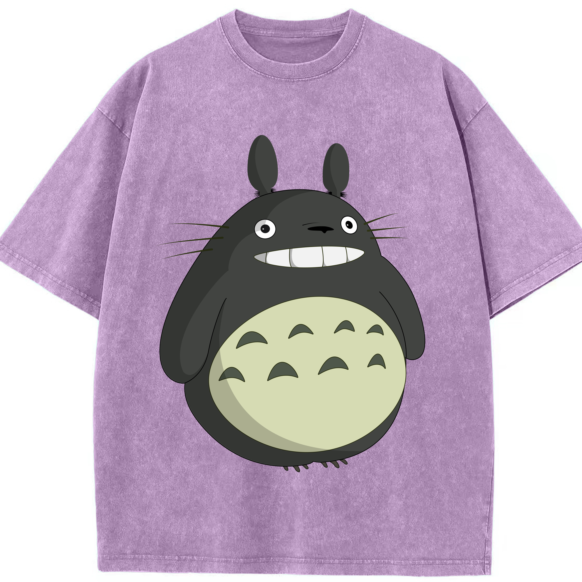 （画像用） となりのトトロ 草壁メイ 草壁サツキ My Neighbor Totoro Satsuki Kusakabe Mei Kusakabe 綿100% ヴィンテージ風 半袖Tシャツ（フロントプリント）
