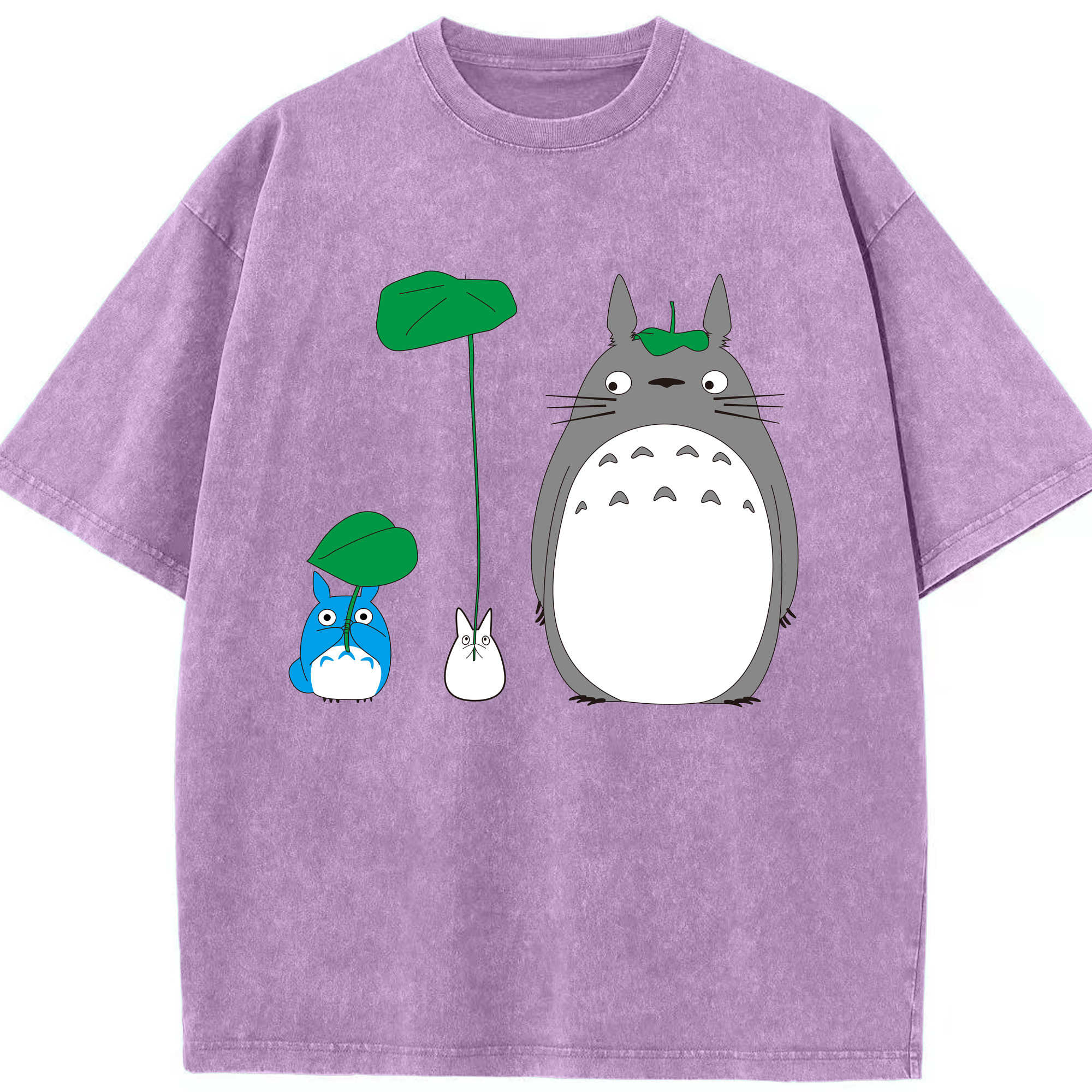 （画像用） となりのトトロ 草壁メイ 草壁サツキ My Neighbor Totoro Satsuki Kusakabe Mei Kusakabe 綿100% ヴィンテージ風 半袖Tシャツ（フロントプリント）