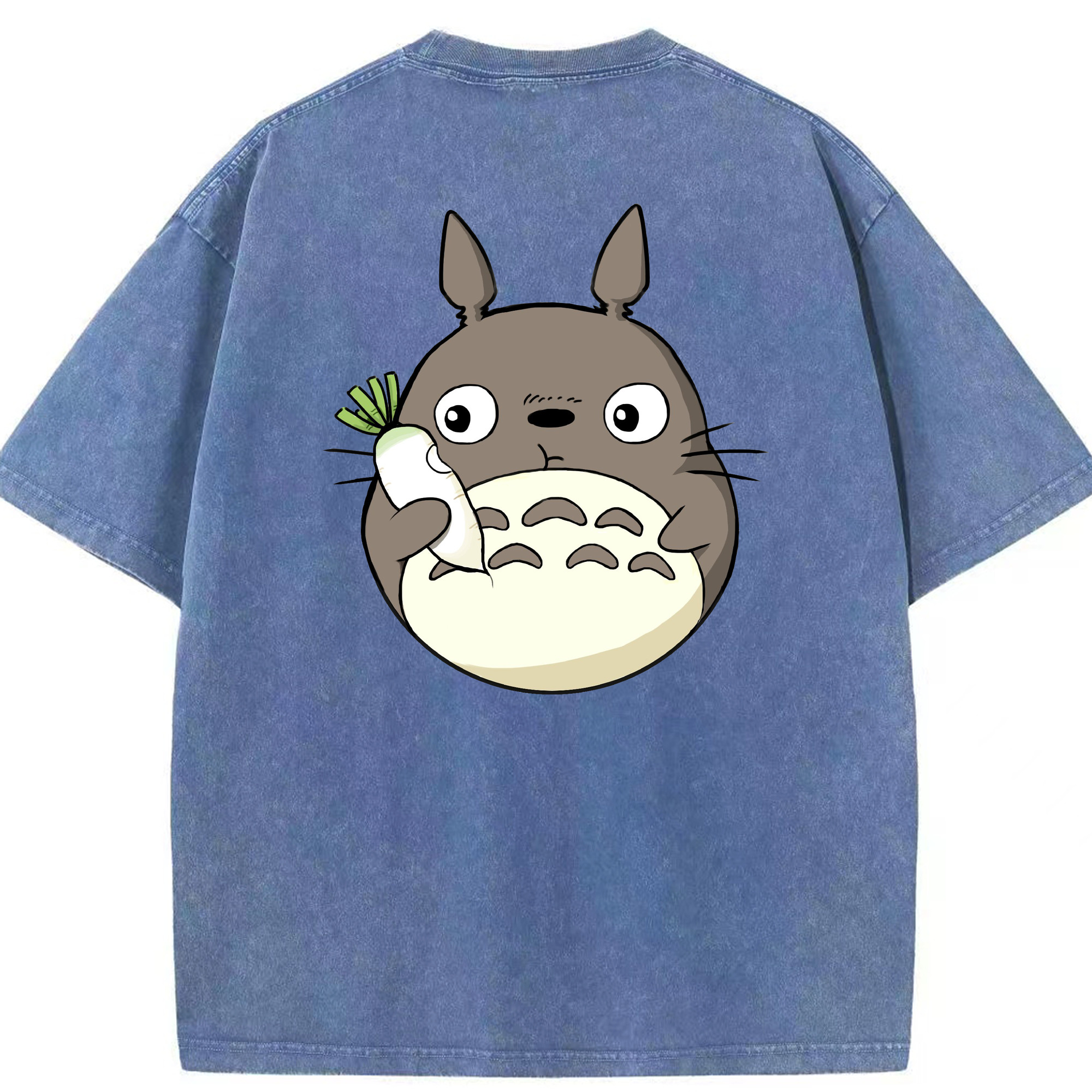 （画像用） となりのトトロ 草壁メイ 草壁サツキ My Neighbor Totoro Satsuki Kusakabe Mei Kusakabe 綿100% ヴィンテージ風 半袖Tシャツ（背面プリント）