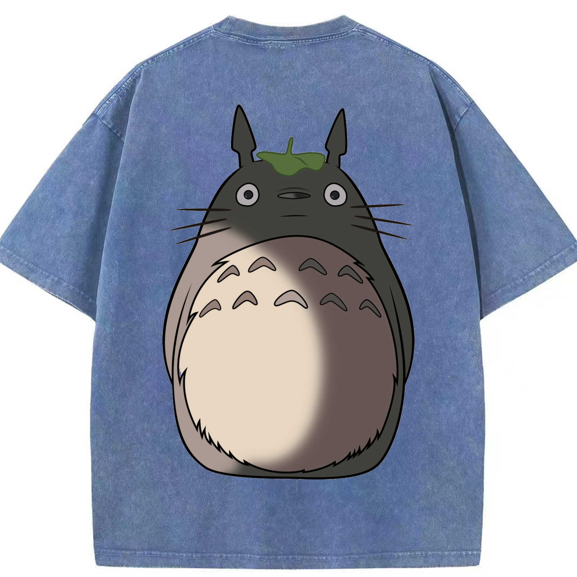 （画像用） となりのトトロ 草壁メイ 草壁サツキ My Neighbor Totoro Satsuki Kusakabe Mei Kusakabe 綿100% ヴィンテージ風 半袖Tシャツ（背面プリント）