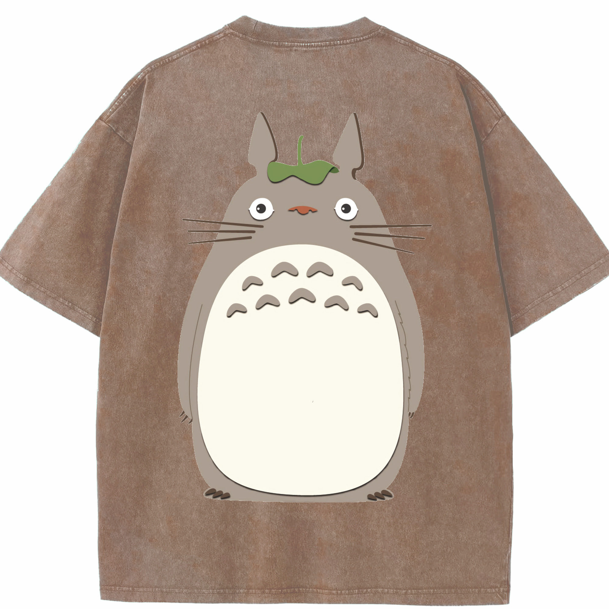 （画像用） となりのトトロ 草壁メイ 草壁サツキ My Neighbor Totoro Satsuki Kusakabe Mei Kusakabe 綿100% ヴィンテージ風 半袖Tシャツ（背面プリント）