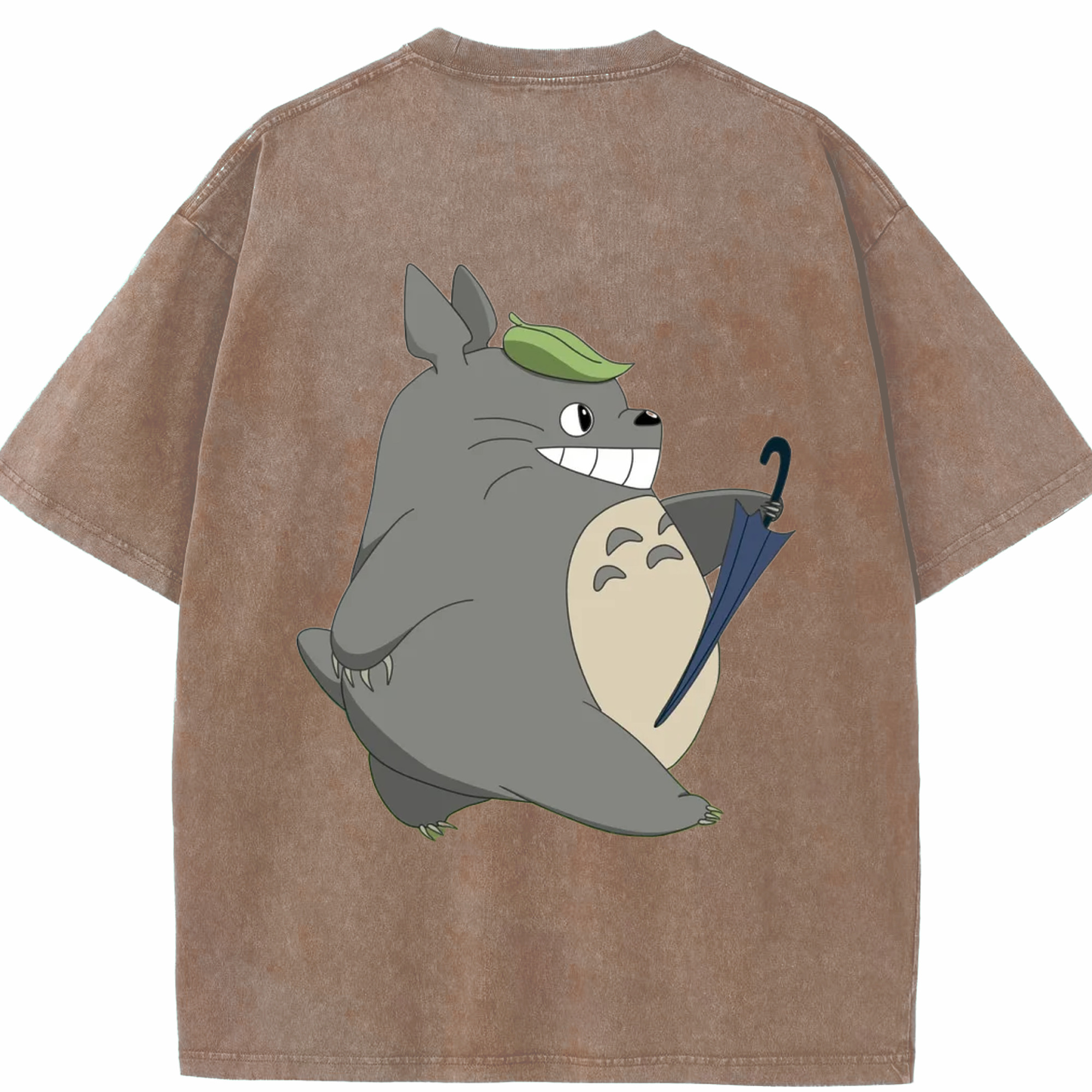 （画像用） となりのトトロ 草壁メイ 草壁サツキ My Neighbor Totoro Satsuki Kusakabe Mei Kusakabe 綿100% ヴィンテージ風 半袖Tシャツ（背面プリント）